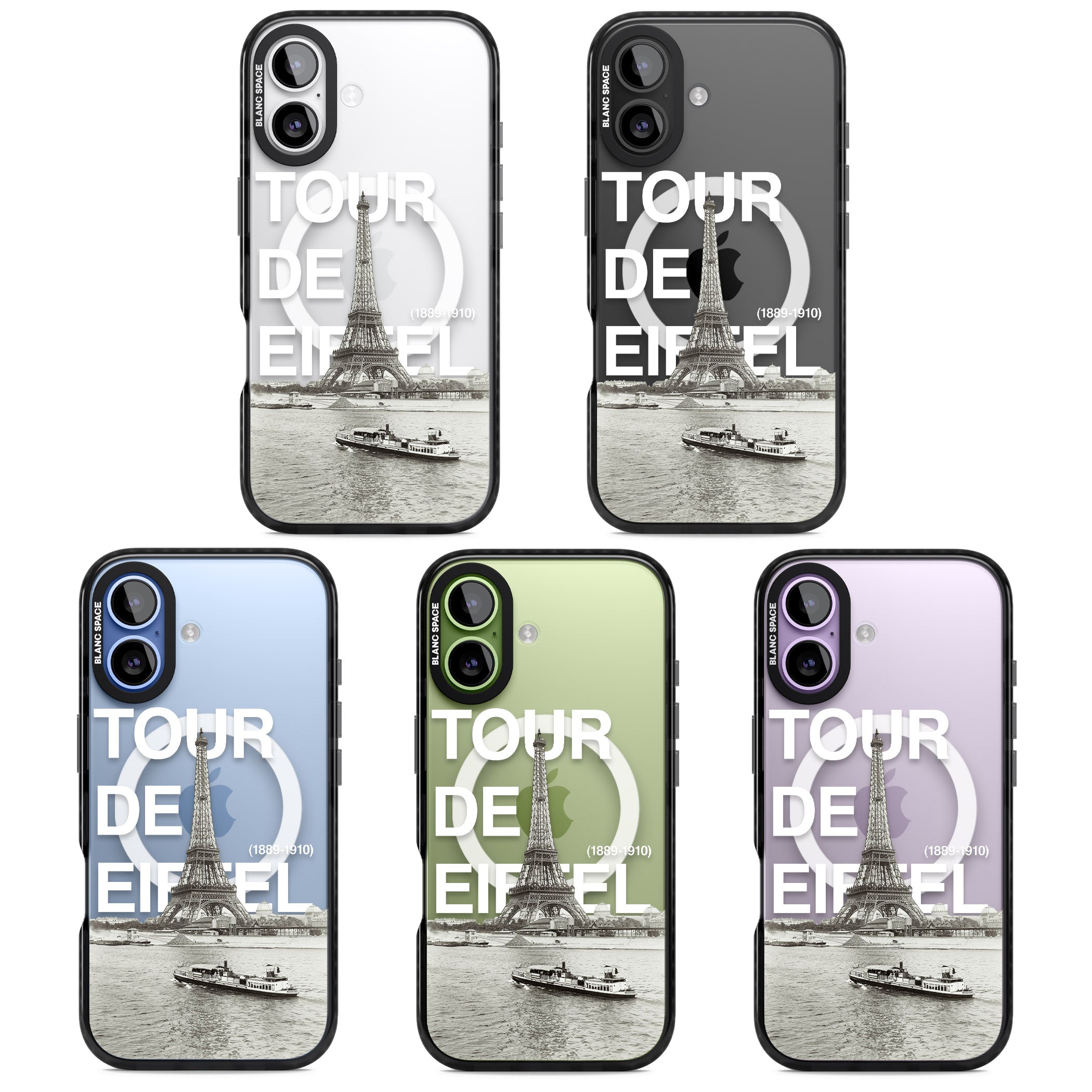 Tour De Eiffel iPhone 17 Impact Pro Black Phone Case APT Impact Protection