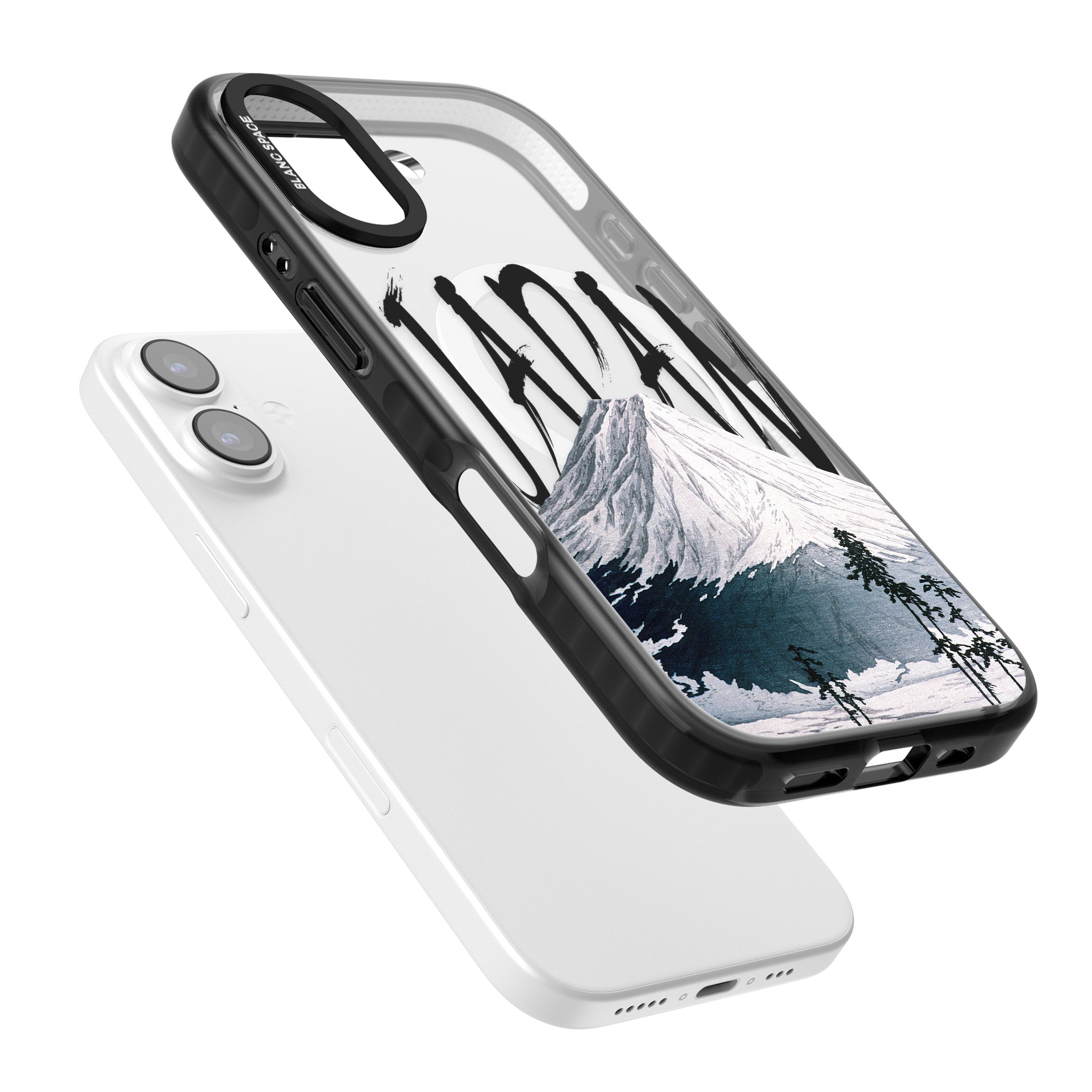 Mount Fuji Cutout iPhone 17 Impact Pro Black Phone Case Colours