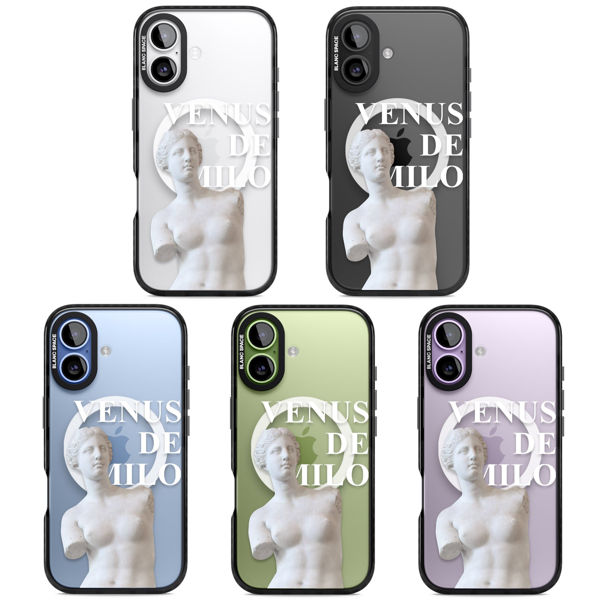 Venus De Milo Cutout iPhone 17 Impact Pro Black Phone Case APT Impact Protection