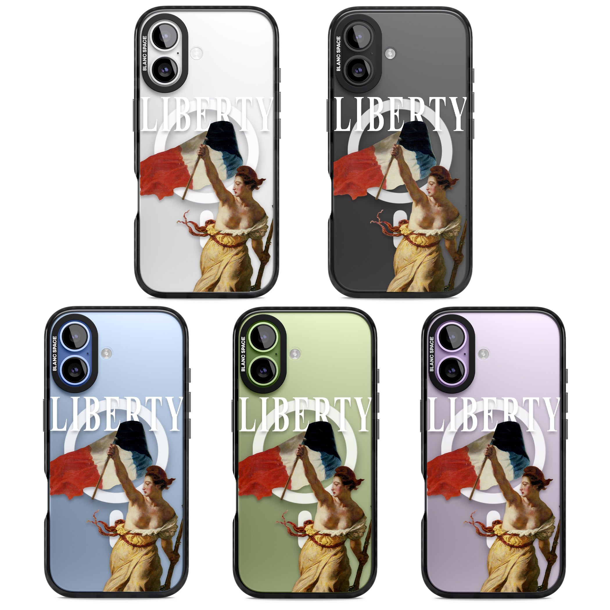 Liberty iPhone 17 Impact Pro Black Phone Case APT Impact Protection