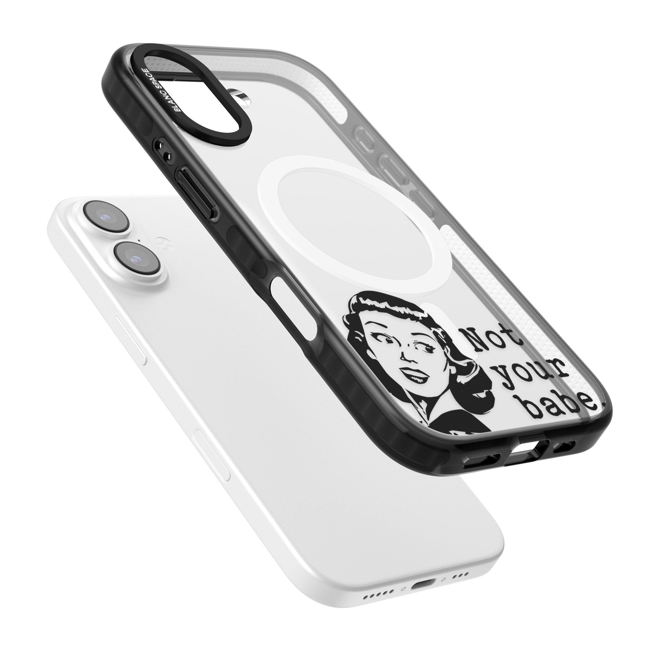 Not Your Babe iPhone 17 Impact Pro Black Phone Case Colours