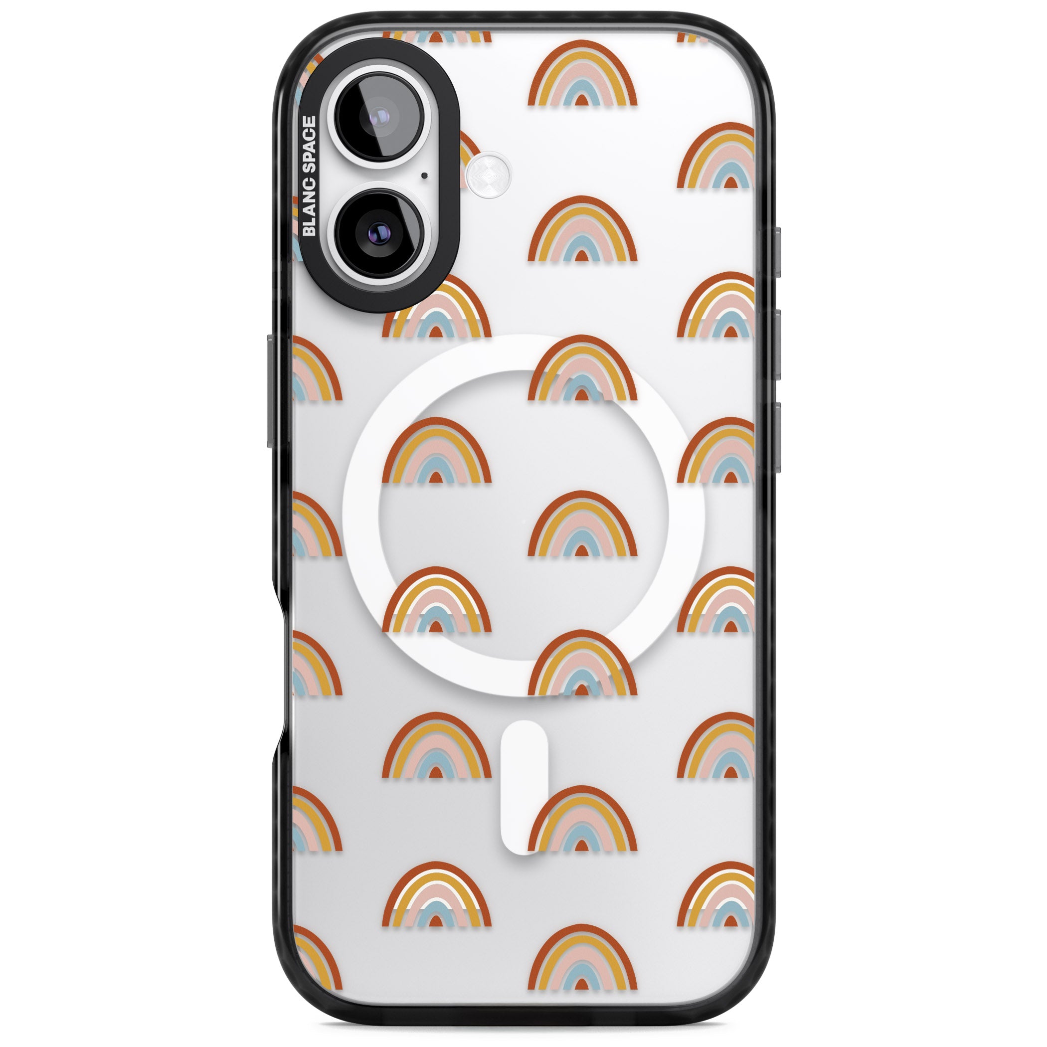 Scandi Rainbow iPhone 17 Impact Pro Black Phone Case