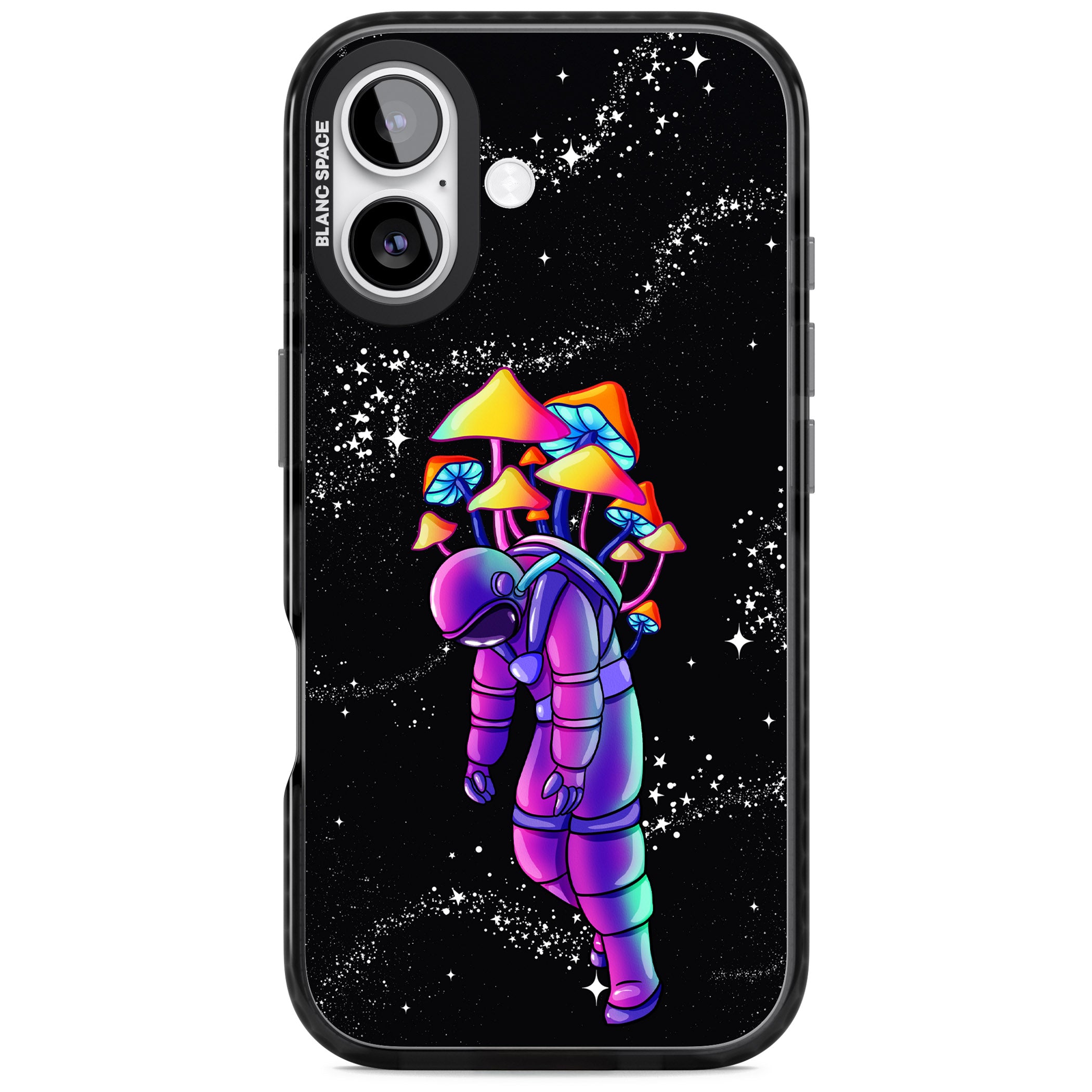 Space Mutation iPhone 17 Impact Pro Black Phone Case
