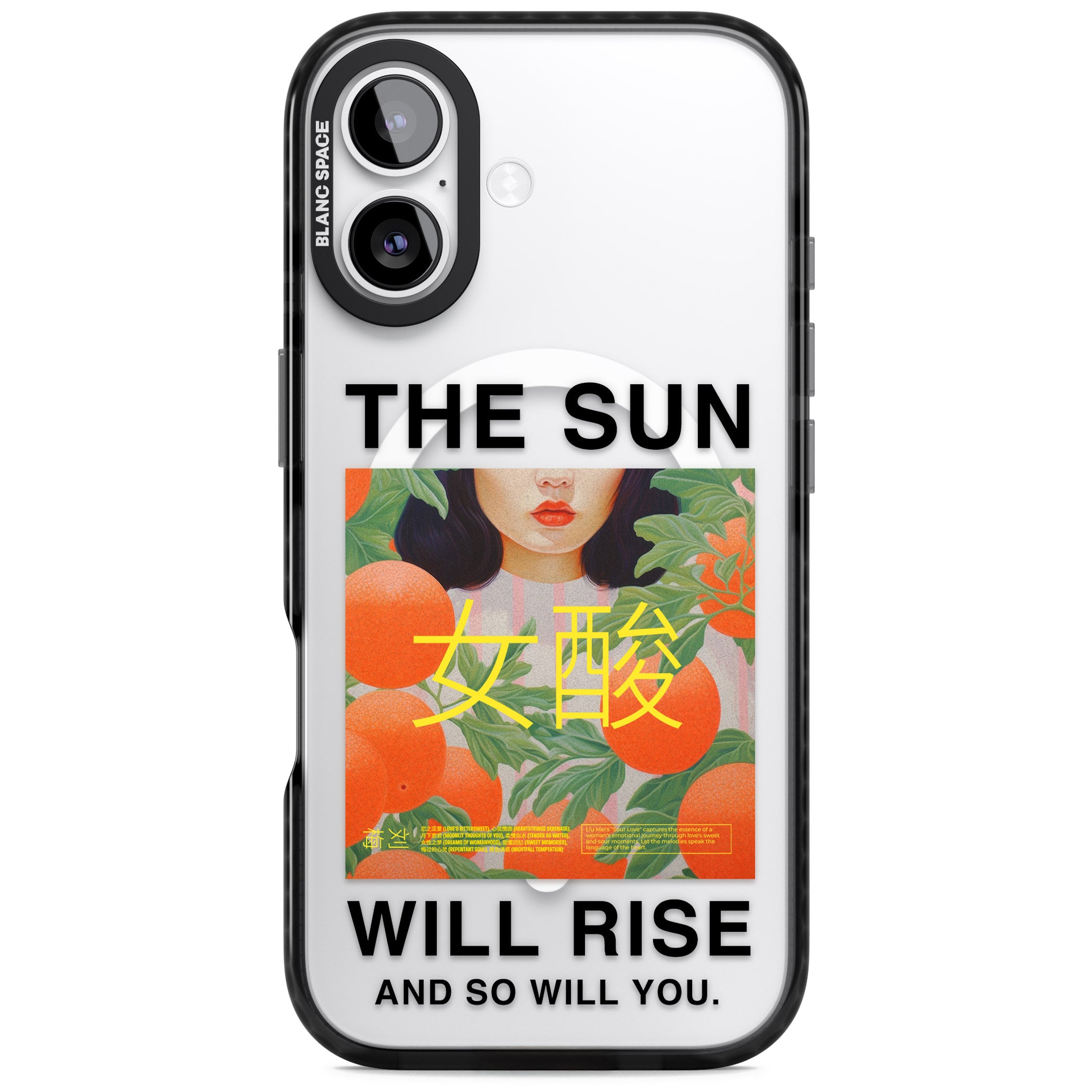The Sun Will Rise iPhone 17 Impact Pro Black Phone Case