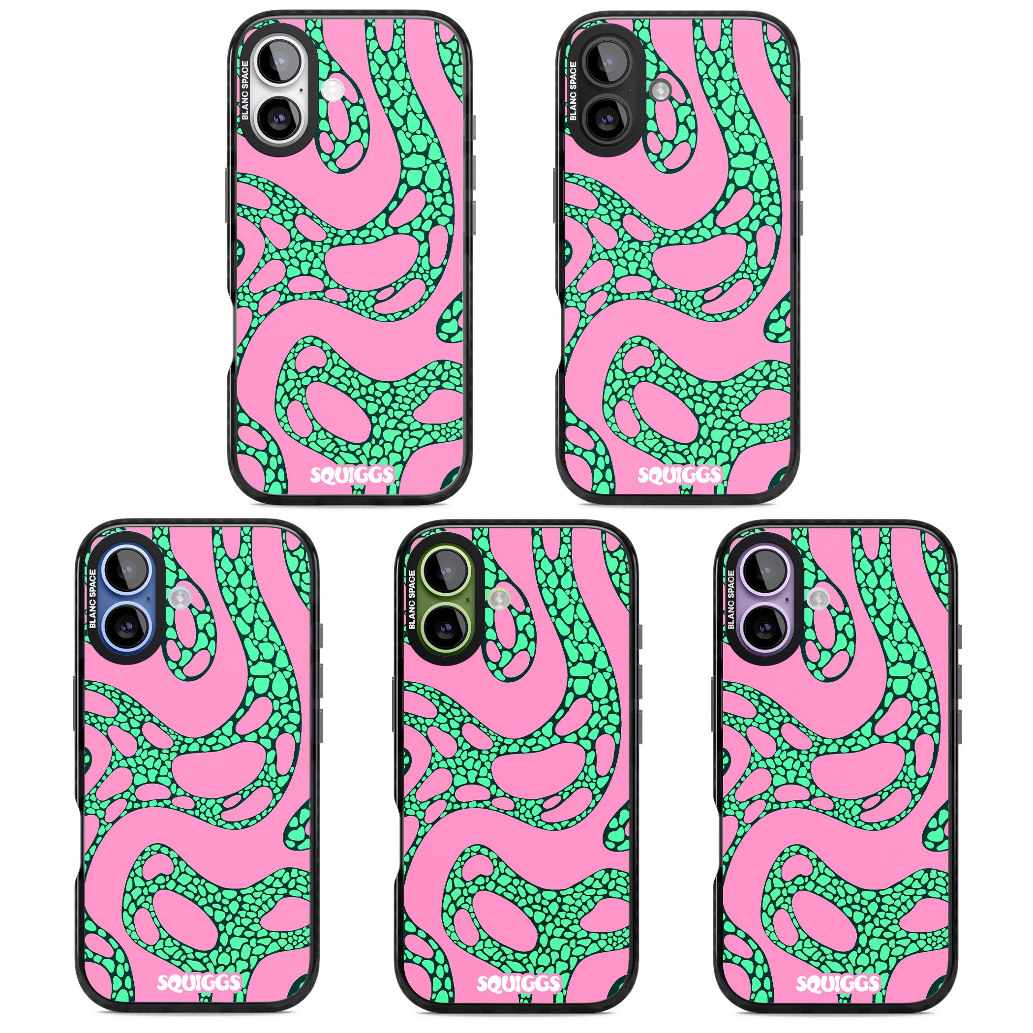Alien Glow iPhone 17 Impact Pro Black Phone Case APT Impact Protection