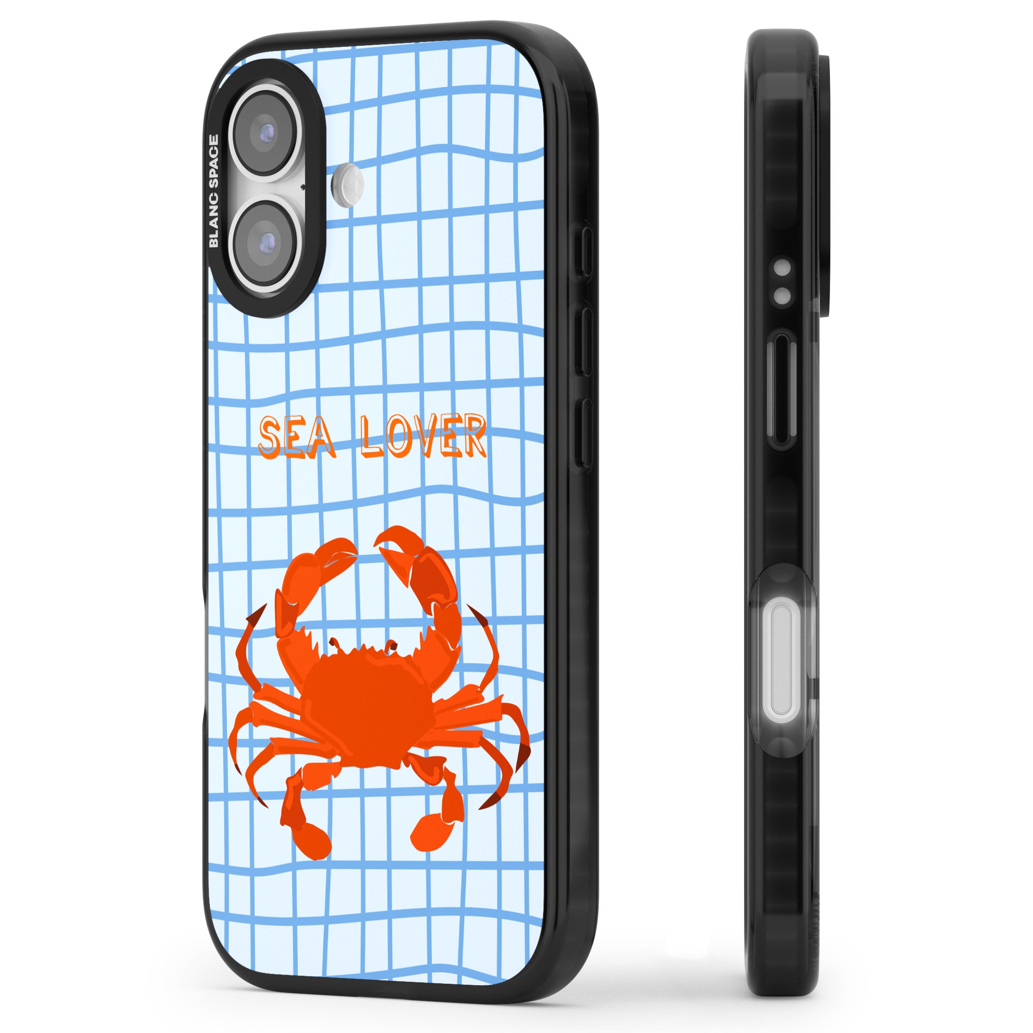 Sea Lover iPhone 17 Impact Pro Black Phone Case Side Profile