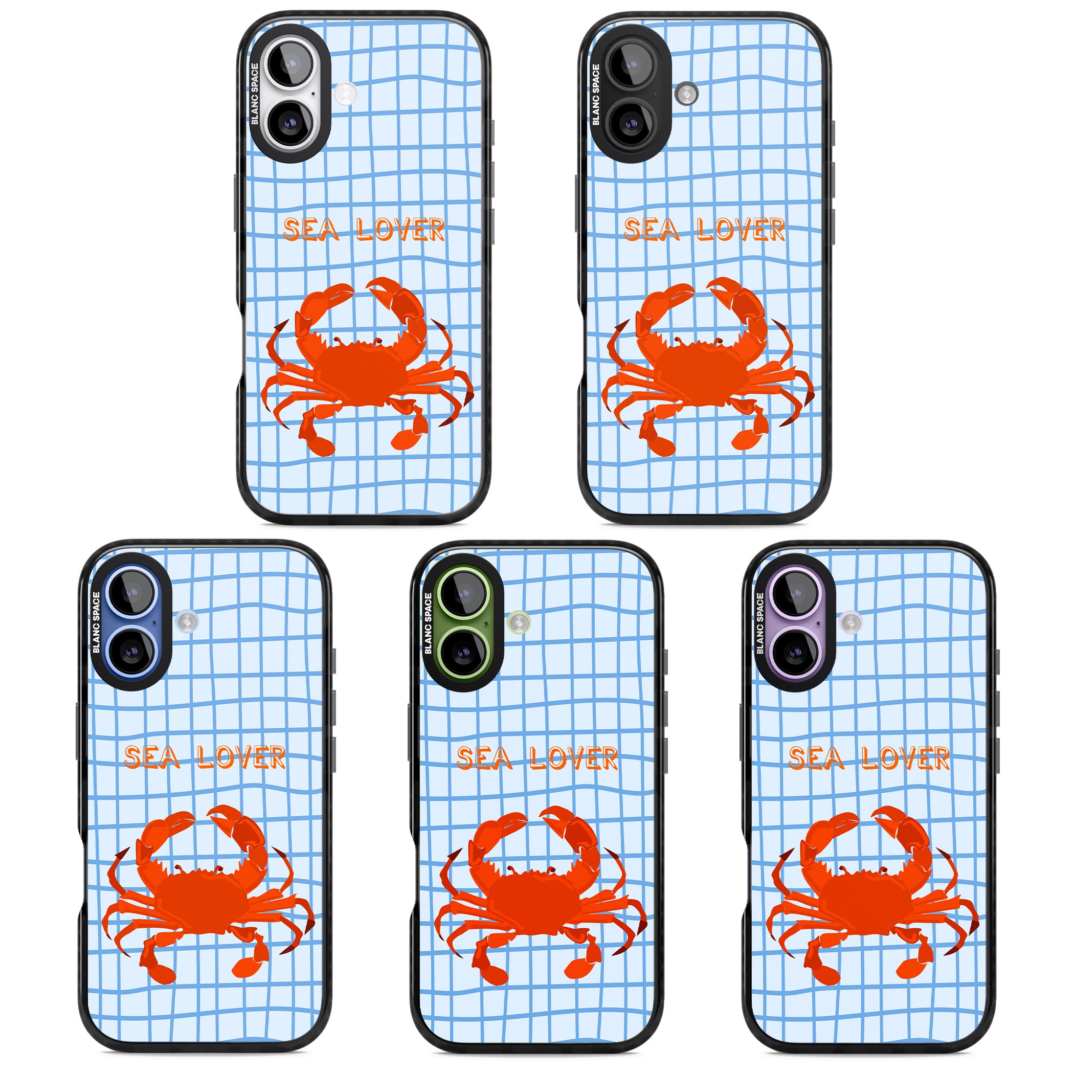 Sea Lover iPhone 17 Impact Pro Black Phone Case APT Impact Protection