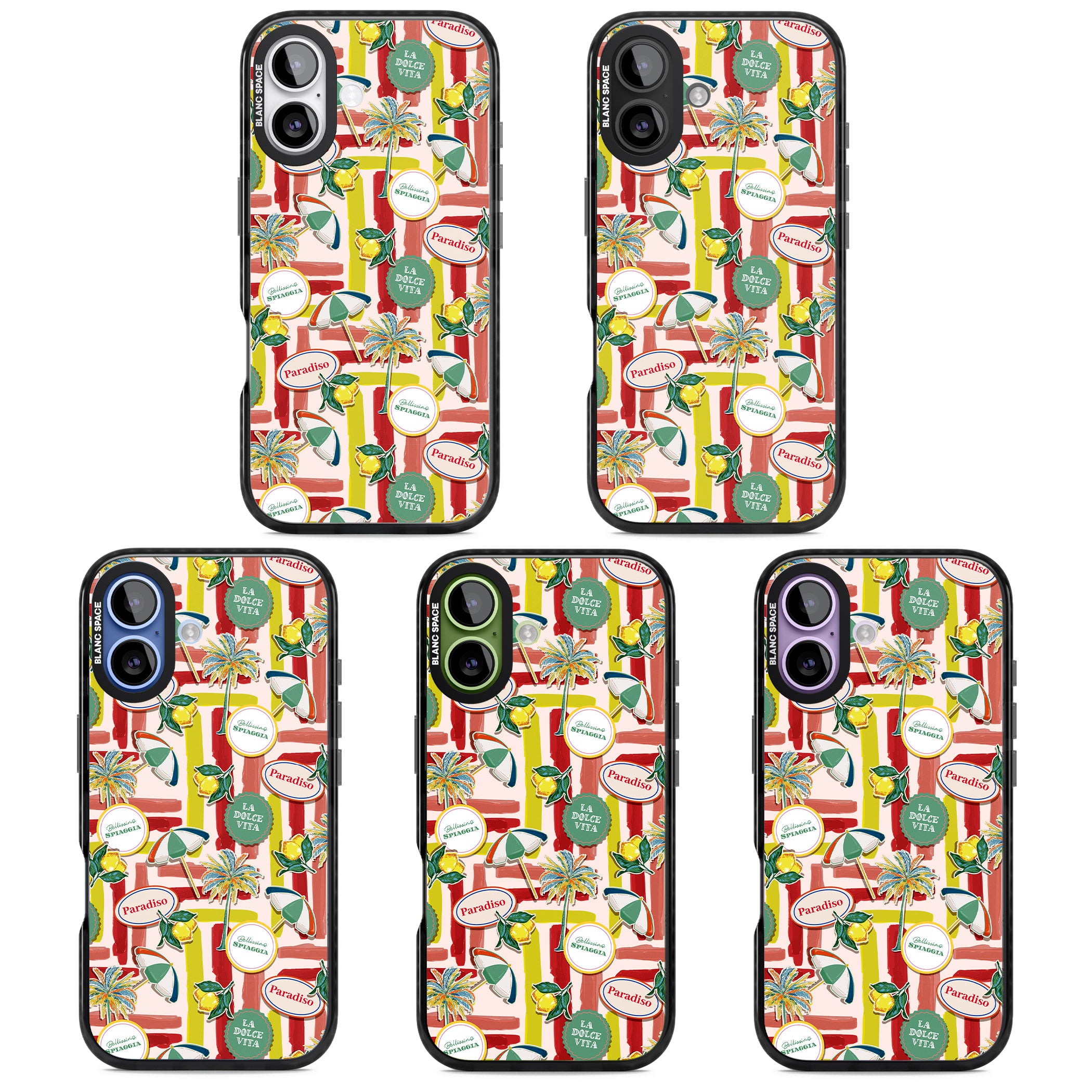Paradiso Vibes iPhone 17 Impact Pro Black Phone Case APT Impact Protection
