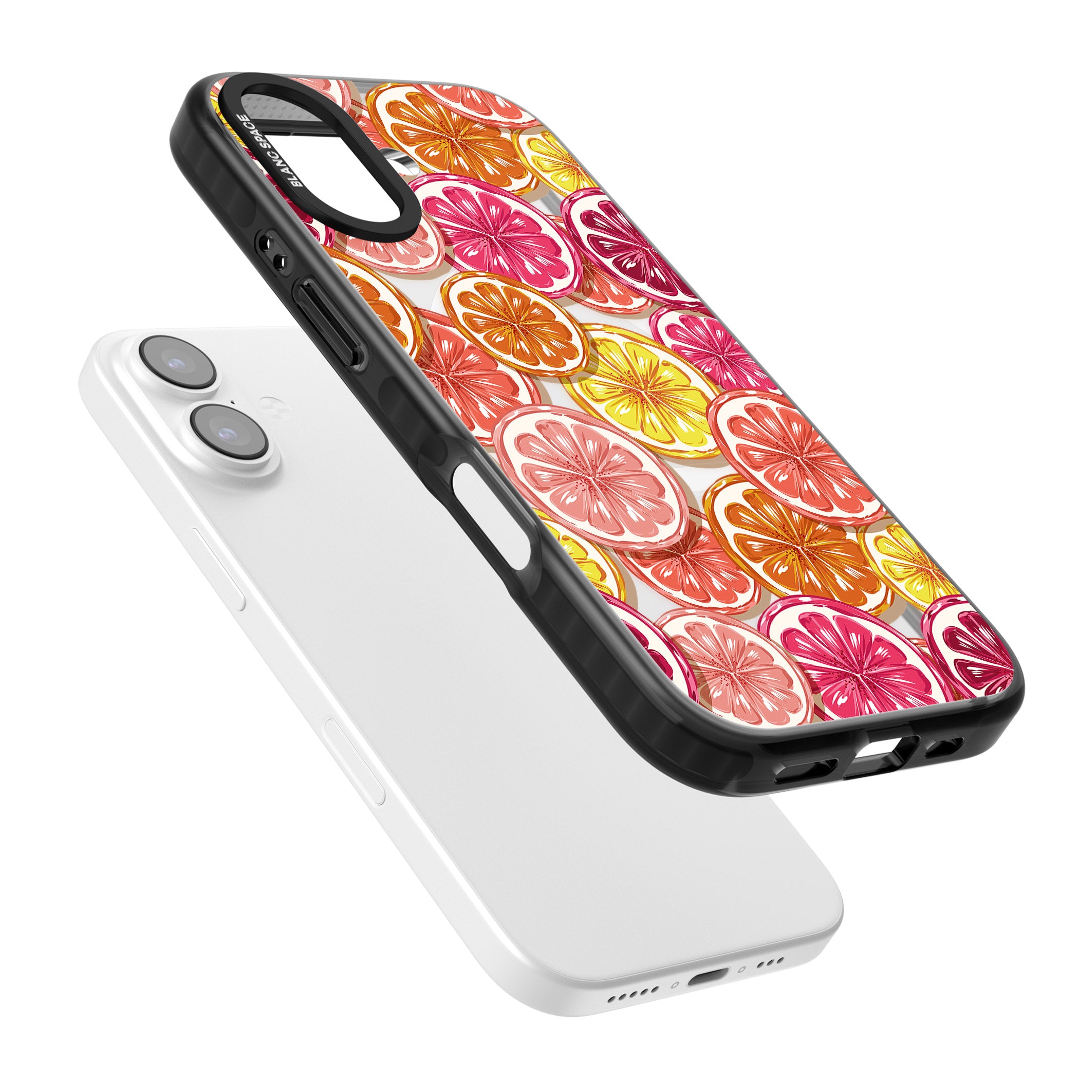 Citrus Fiesta iPhone 17 Impact Pro Black Phone Case Colours