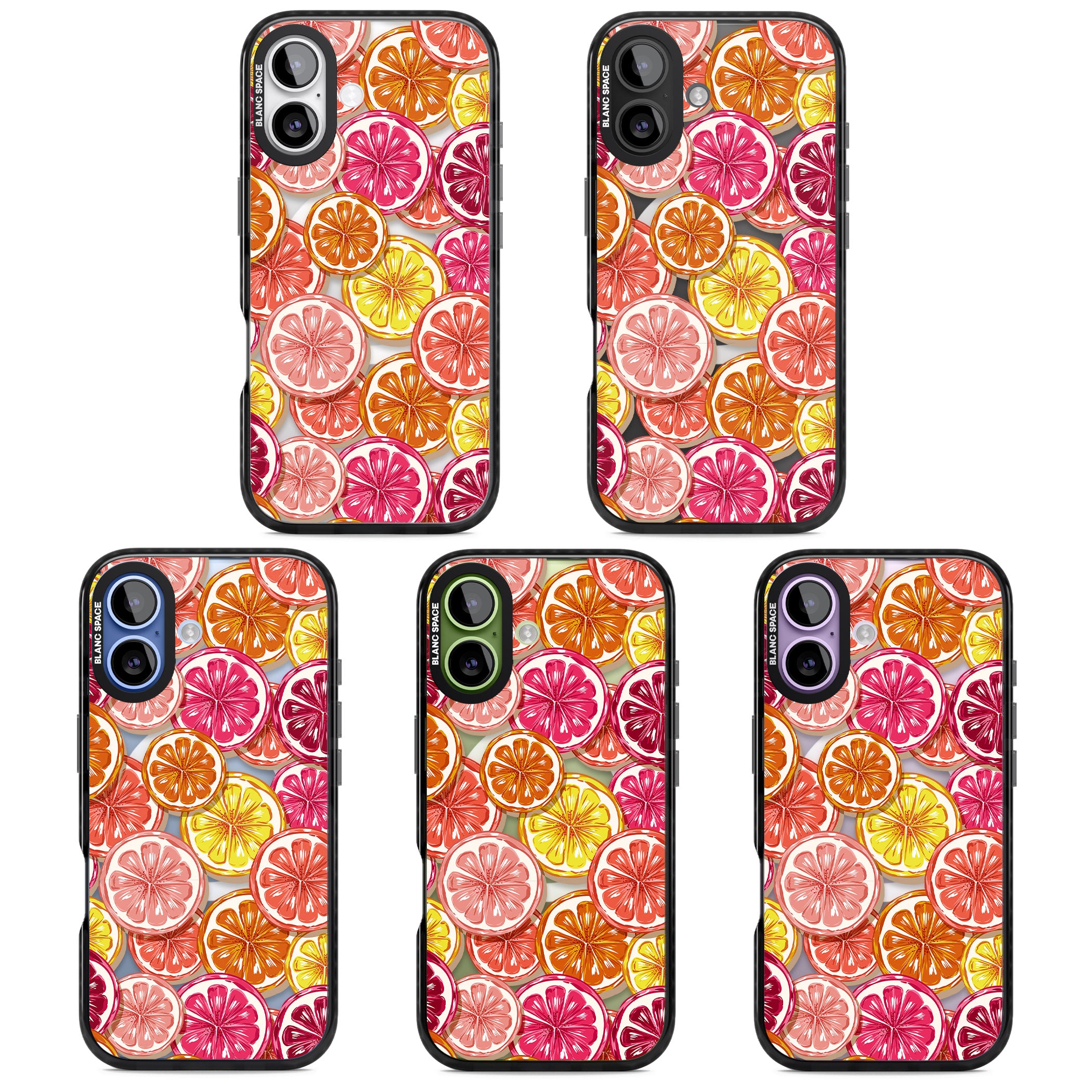 Citrus Fiesta iPhone 17 Impact Pro Black Phone Case APT Impact Protection
