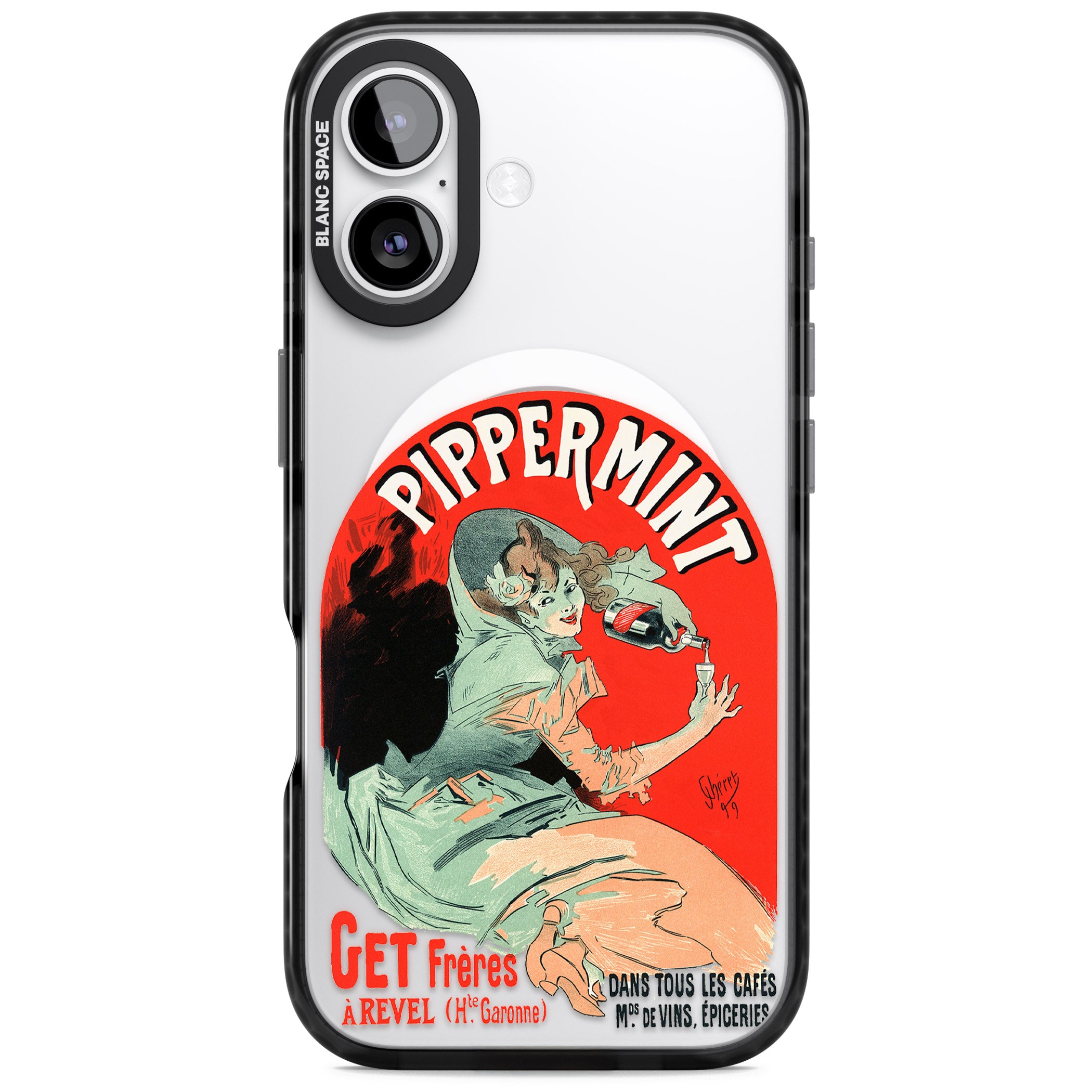 Pippermint Poster iPhone 17 Impact Pro Black Phone Case