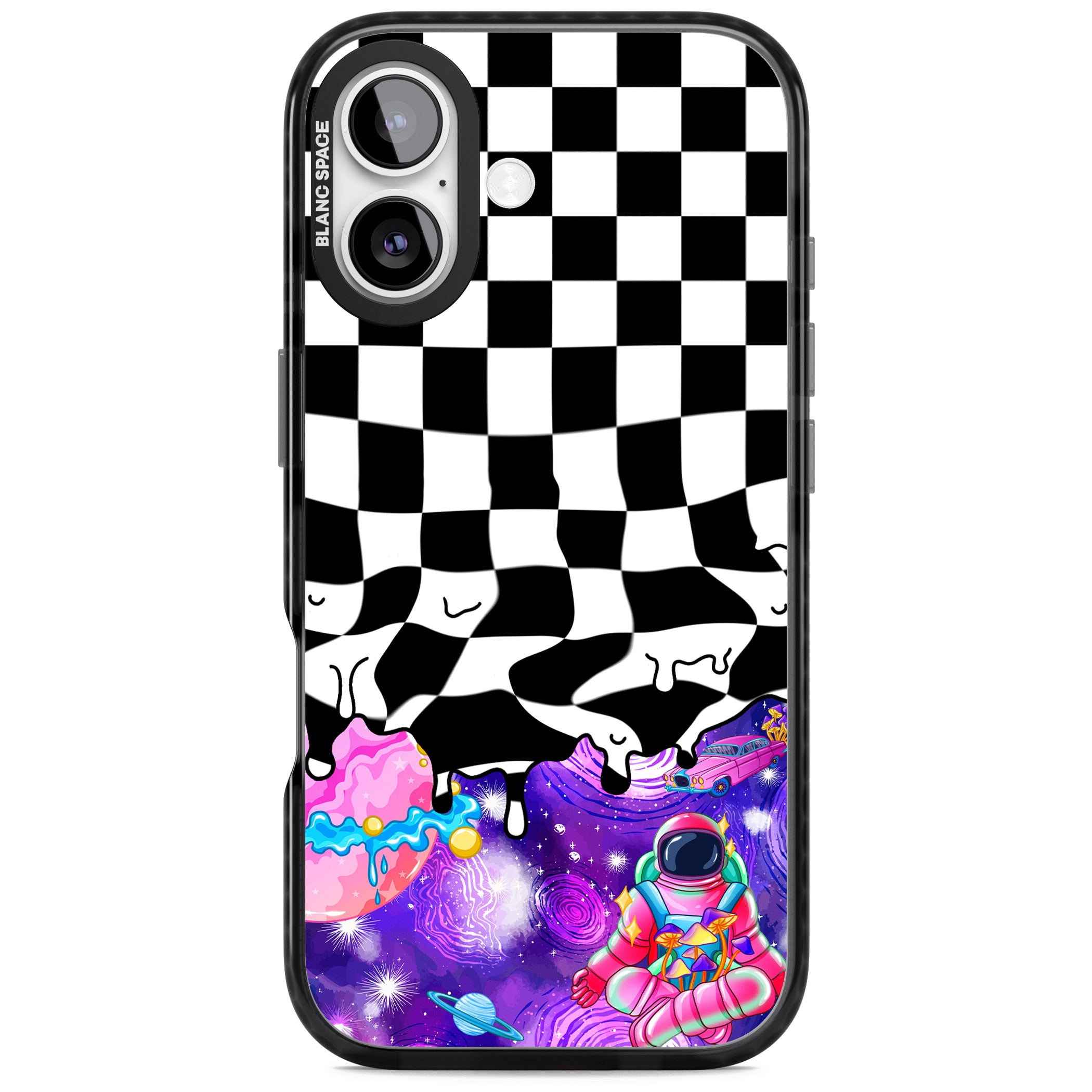 Washed Out iPhone 17 Impact Pro Black Phone Case