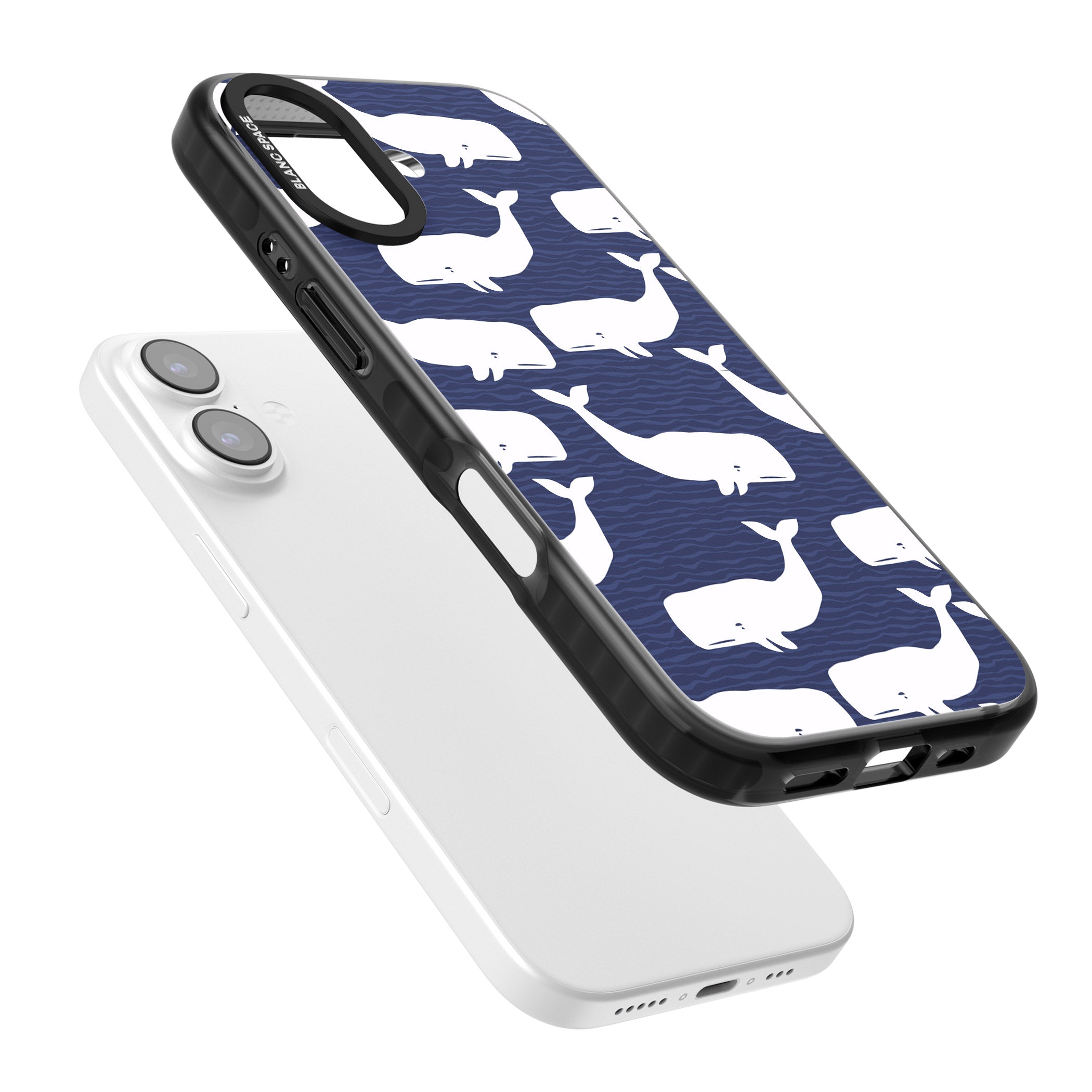 Whale Dreams iPhone 17 Impact Pro Black Phone Case Colours