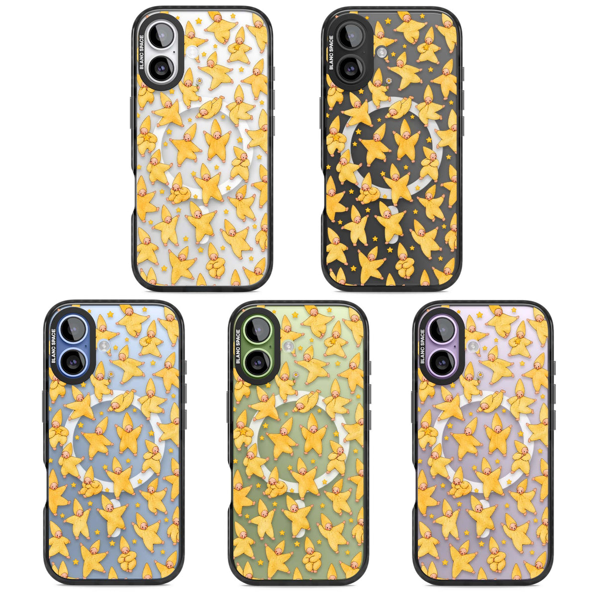 Dancing Star Babies for her iPhone case | Black Impact Magsafe case for iPhone 17