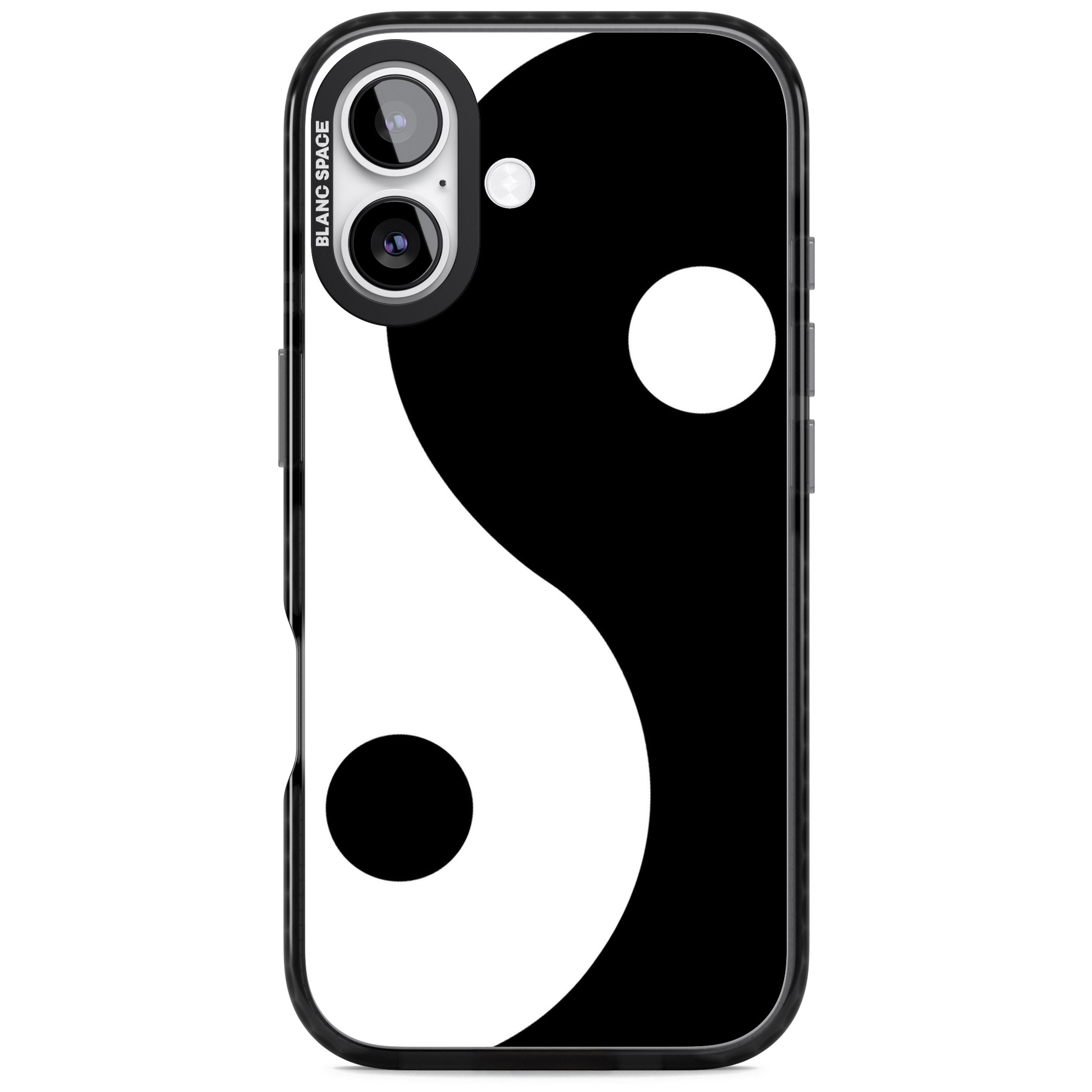 Large Yin Yang iPhone 17 Impact Pro Black Phone Case