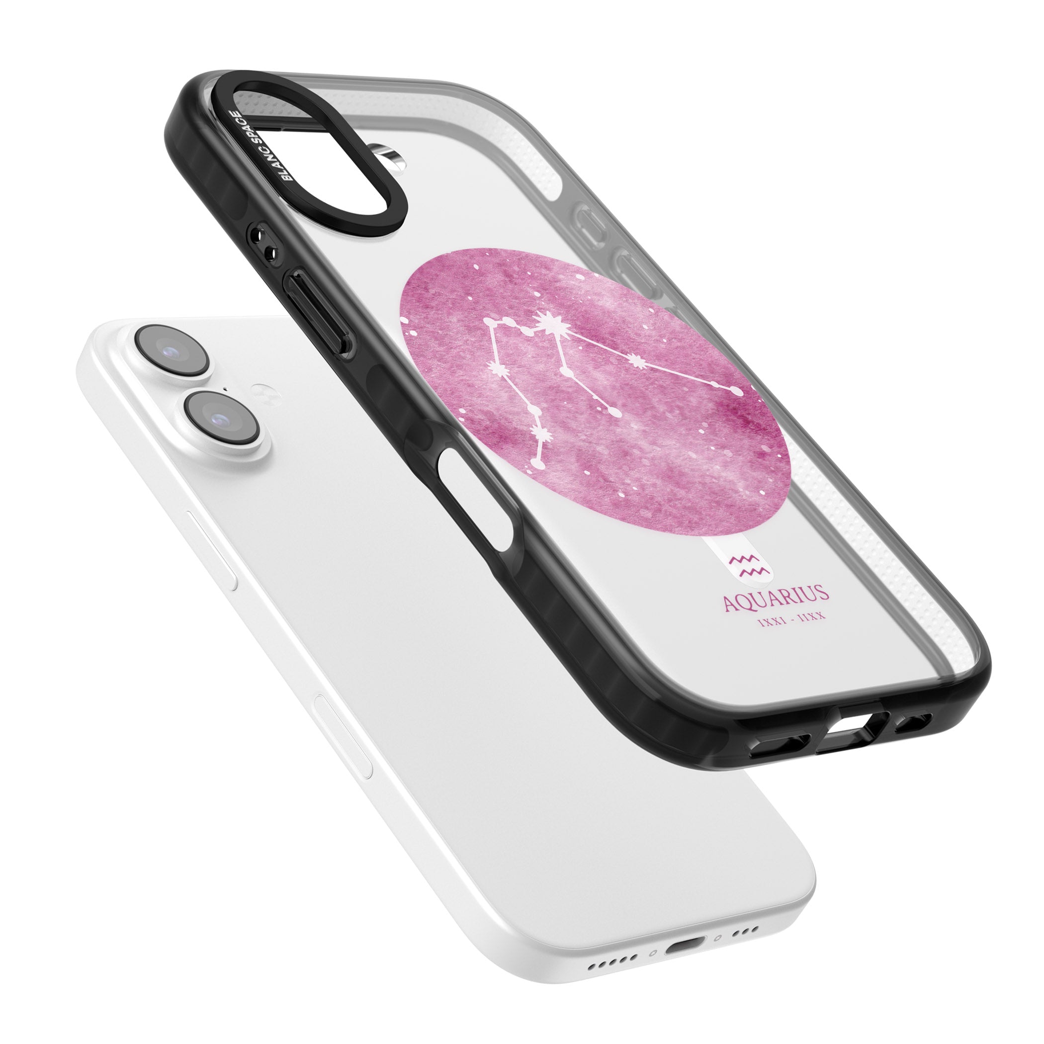 Aquarius Zodiac iPhone 17 Impact Pro Black Phone Case Colours
