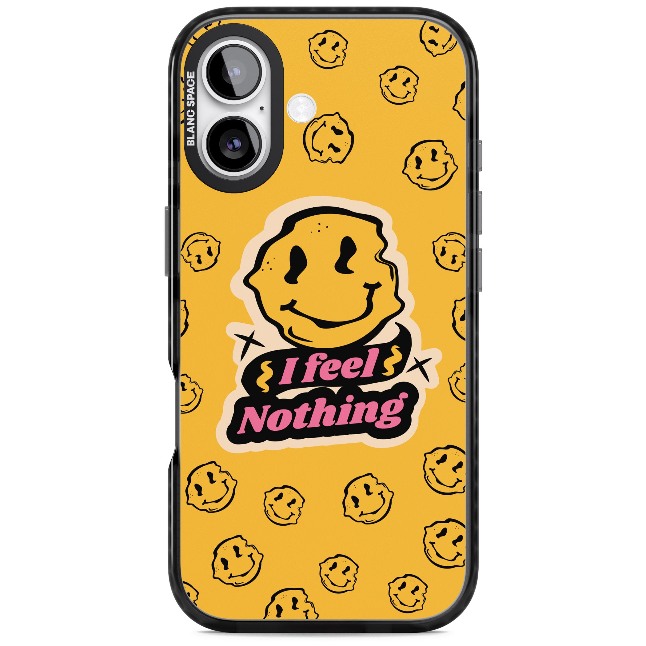 I Feel Nothing iPhone 17 Impact Black Phone Case