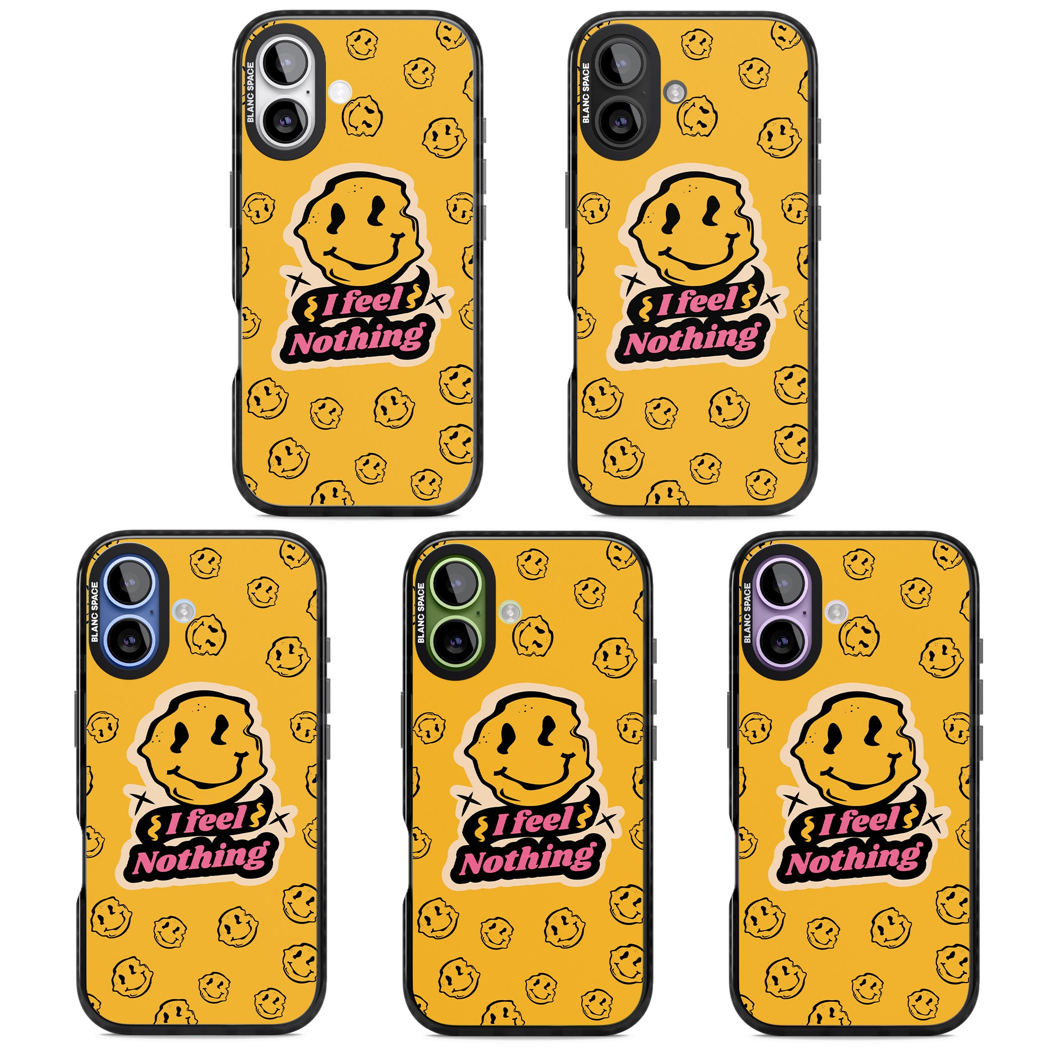 I Feel Nothing iPhone 17 Impact Black Phone Case APT Impact Protection