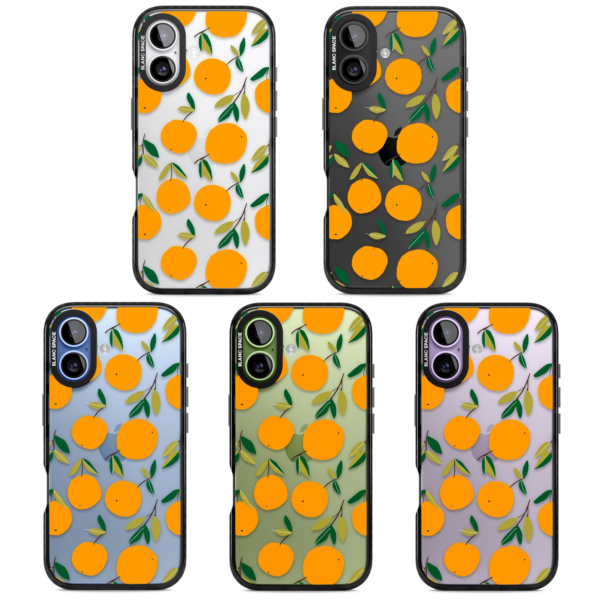 Citrus Grove iPhone 17 Impact Black Phone Case APT Impact Protection