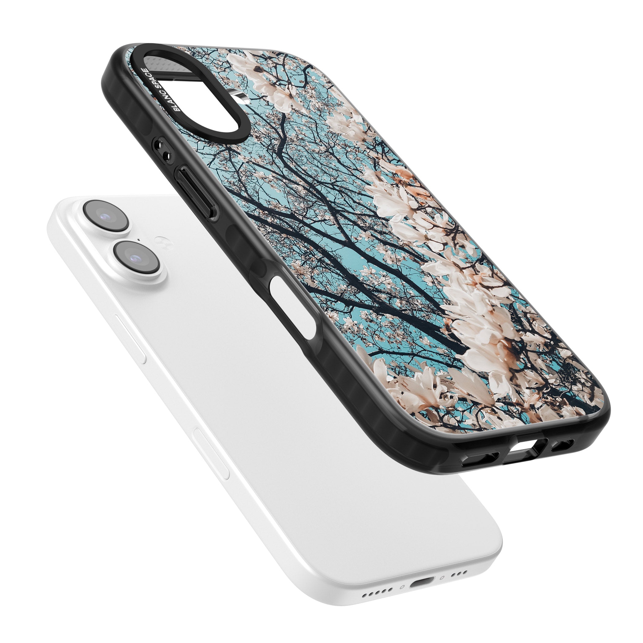 Magnolia Bloom iPhone 17 Impact Black Phone Case Colours
