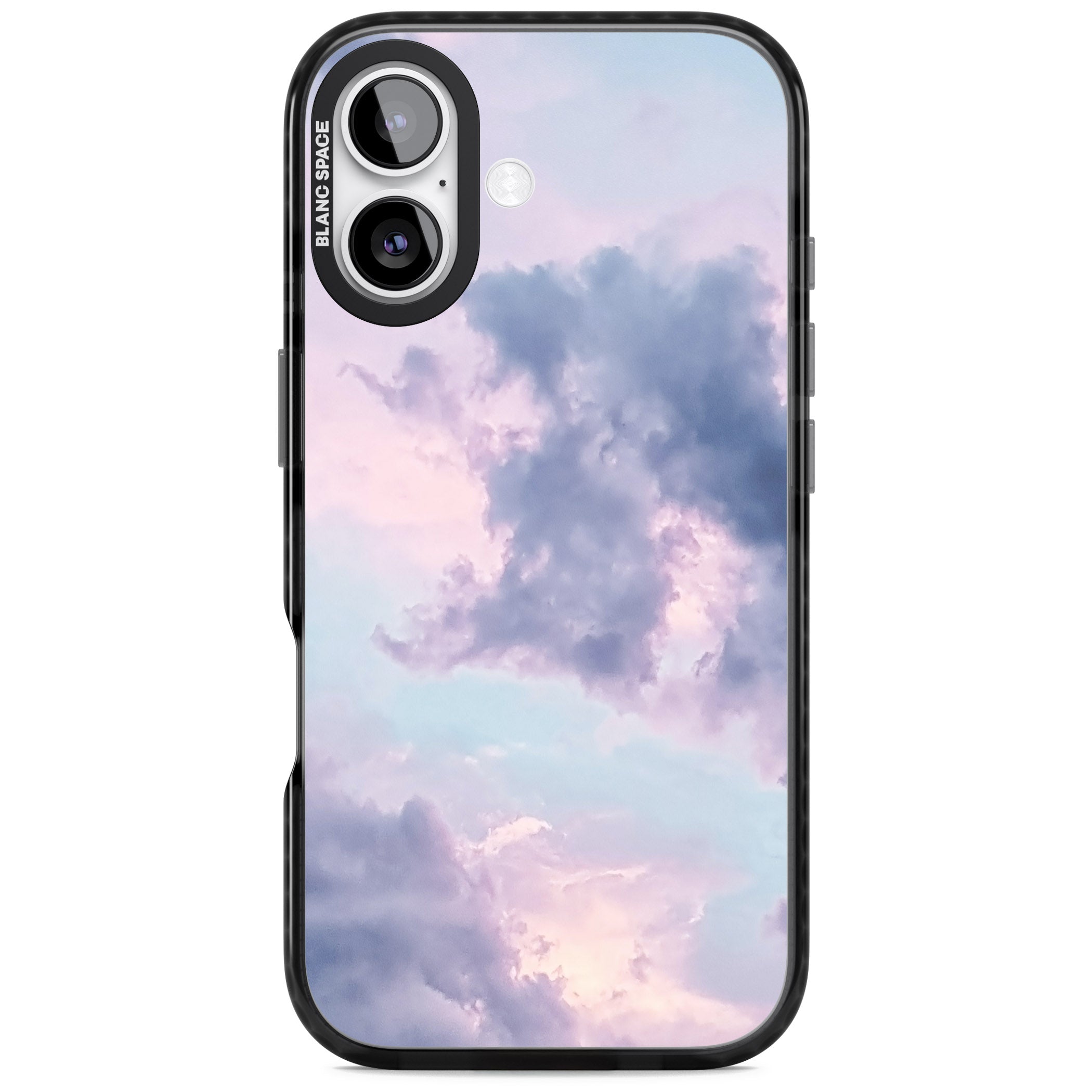Pastel Sky Clouds iPhone 17 Impact Black Phone Case