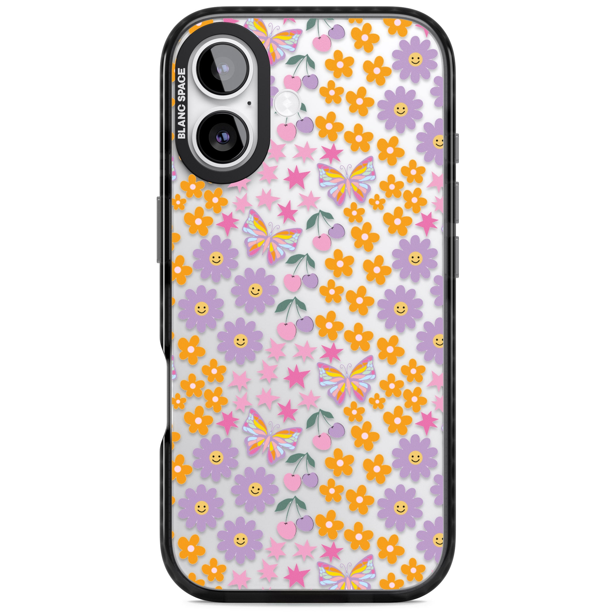 Botanical Bombardment iPhone 17 Impact Black Phone Case