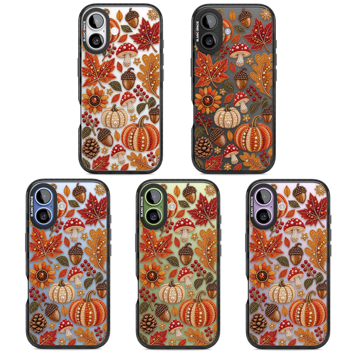 Beaded Autumn iPhone case | Clear Impact case for iPhone 17