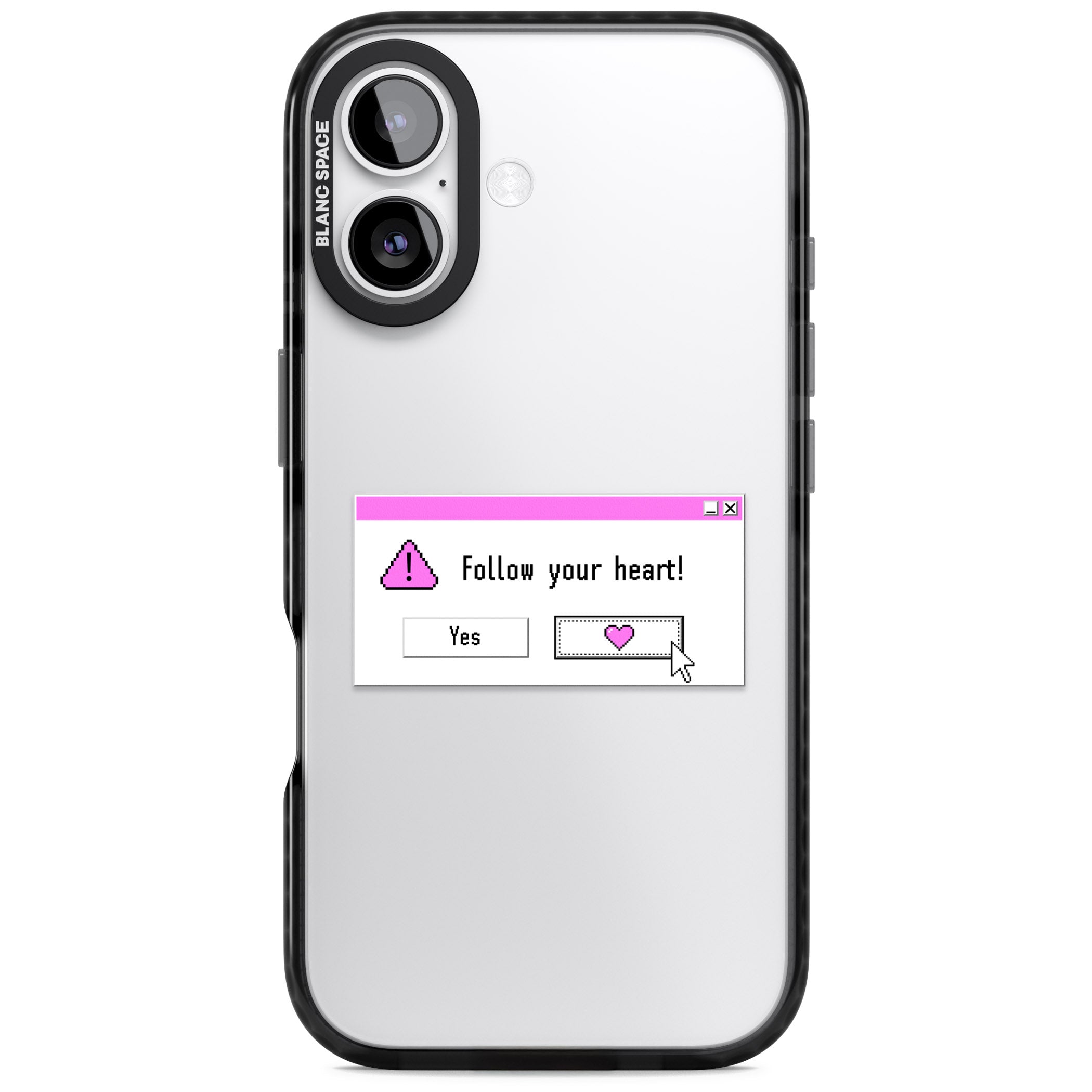 Follow Your Heart.Exe iPhone 17 Impact Black Phone Case