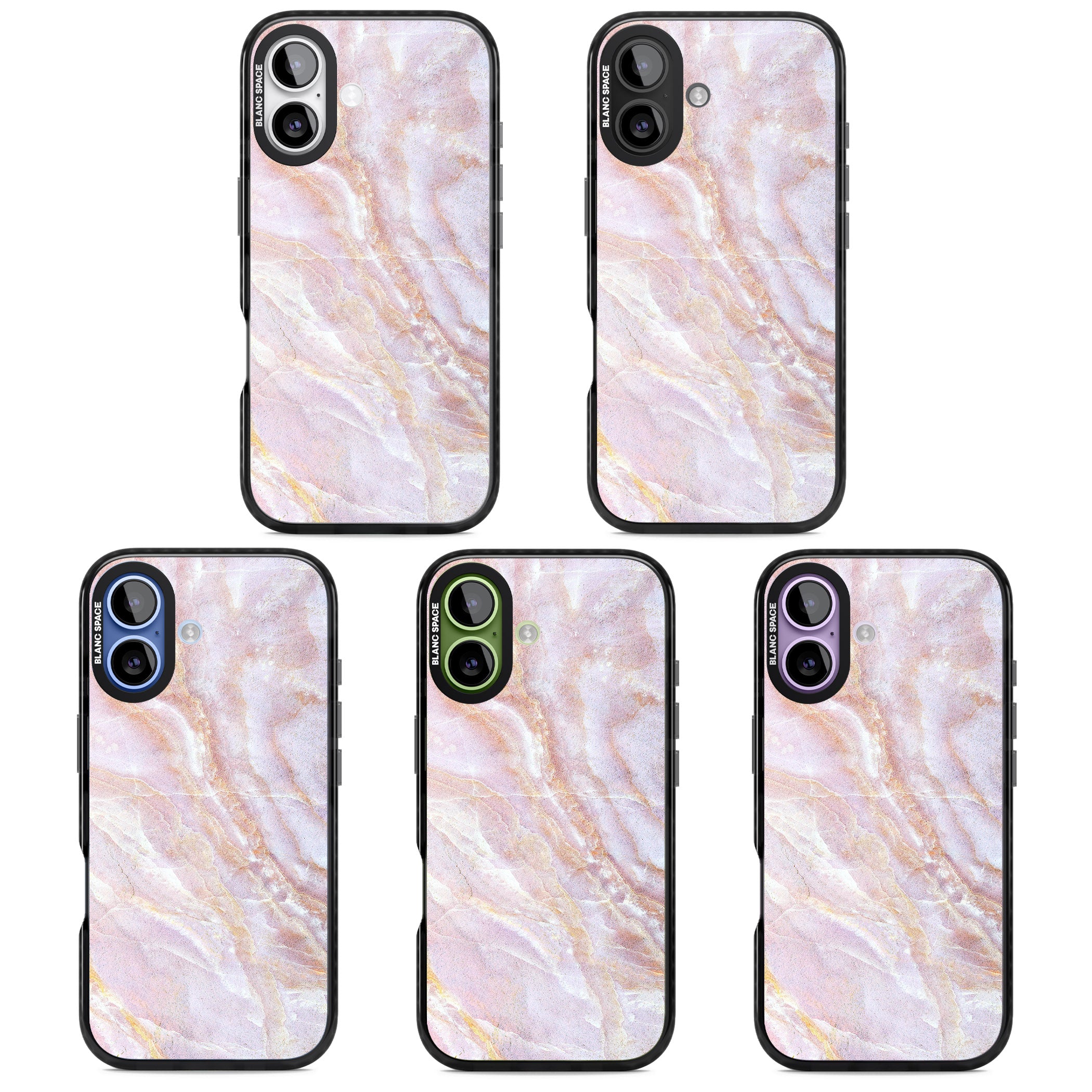 Soft Onyx Blush iPhone 17 Impact Black Phone Case APT Impact Protection