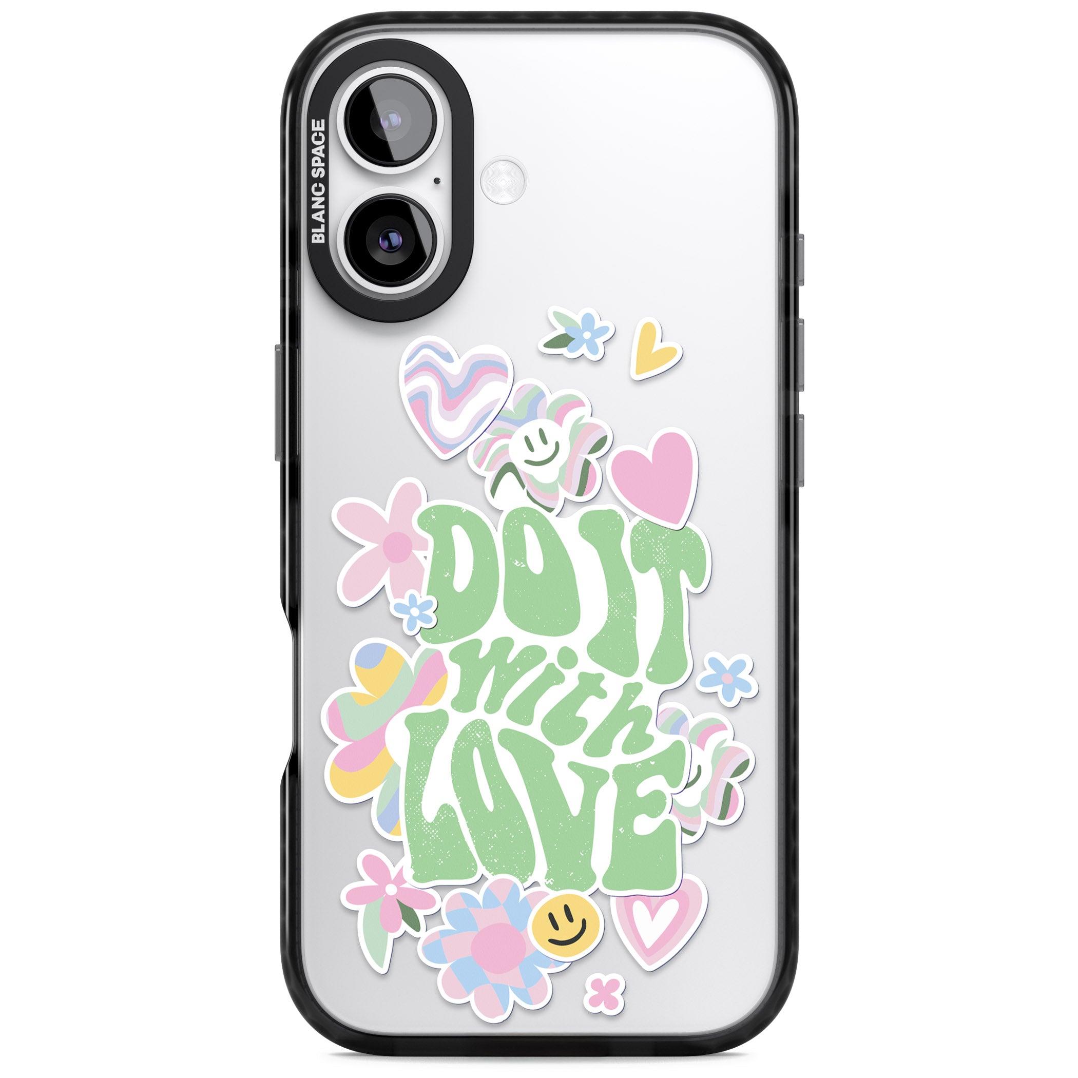 Do It With Love iPhone 17 Impact Black Phone Case