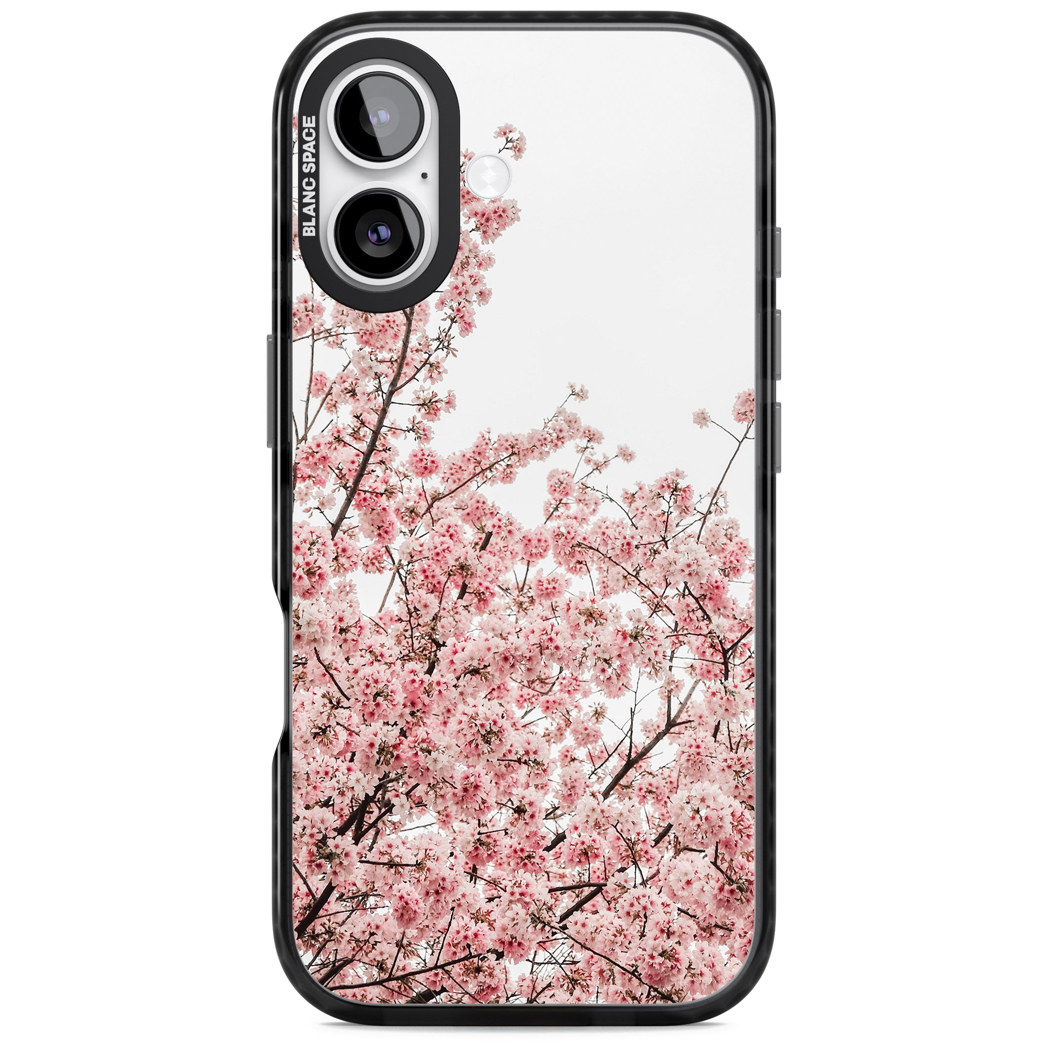 Cherry Blossom Bloom iPhone 17 Impact Black Phone Case