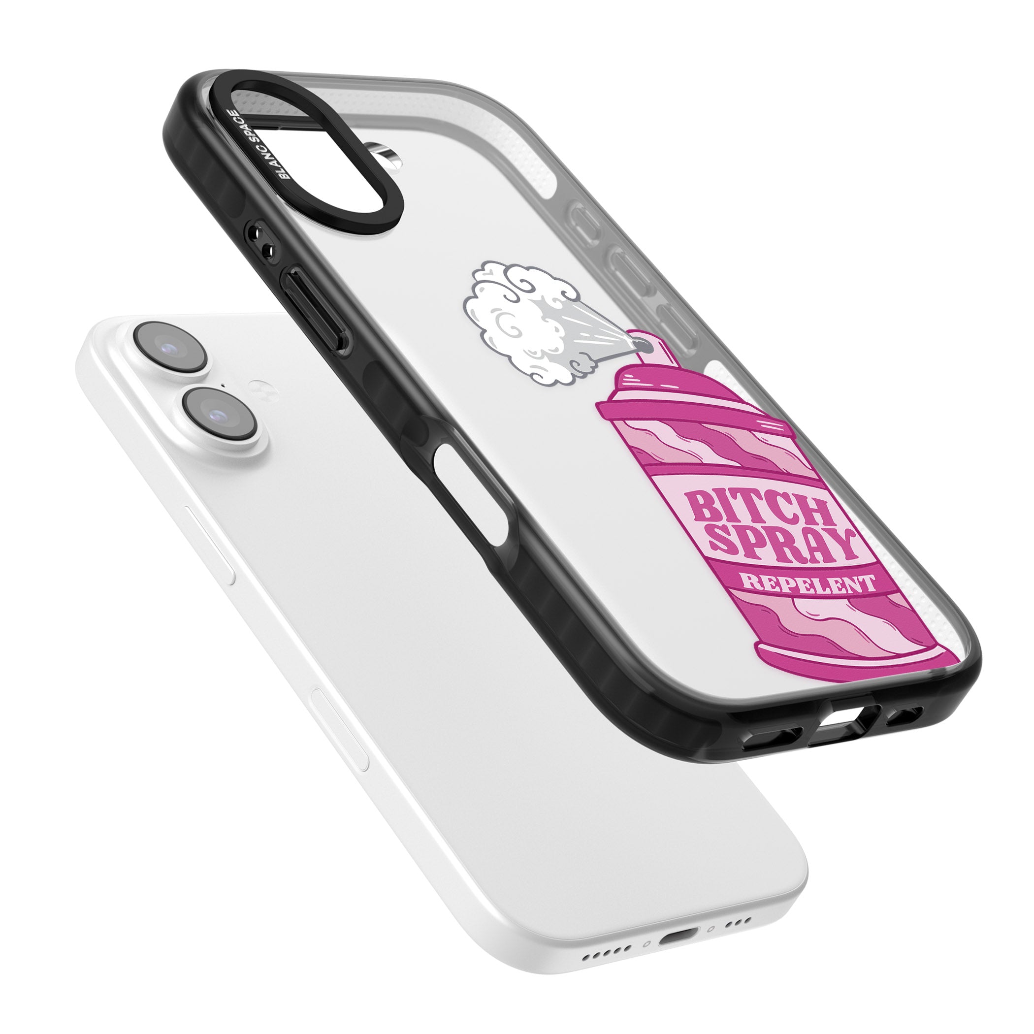 B*Tch Spray iPhone 17 Impact Black Phone Case Colours
