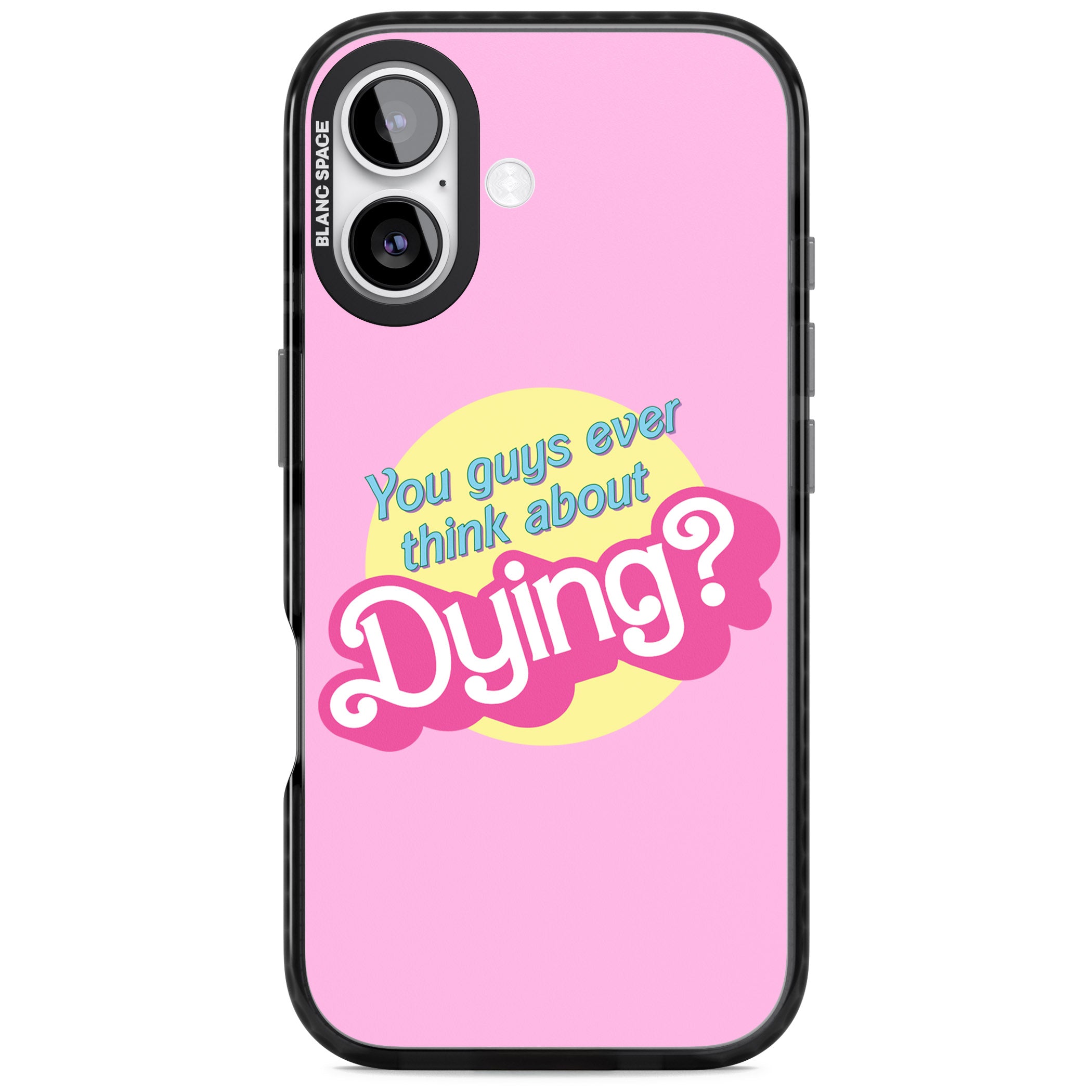 Ever Think About Dying? iPhone 17 Impact Black Phone Case