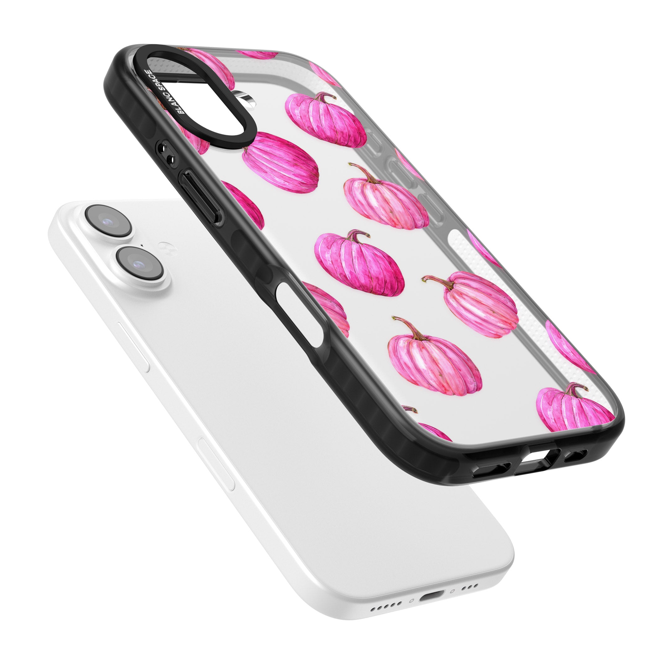 Pink Pumpkins iPhone 17 Impact Black Phone Case Colours