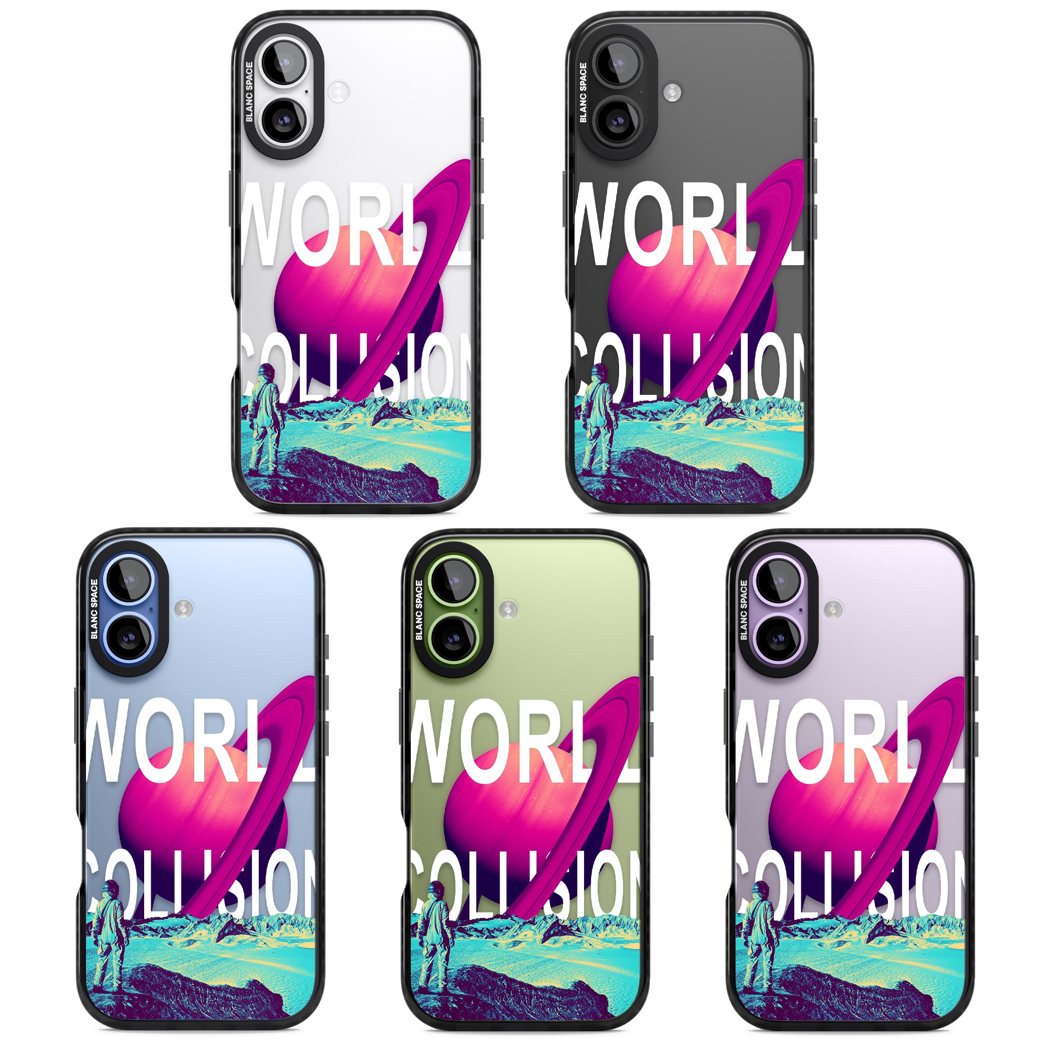 World Collision iPhone 17 Impact Black Phone Case APT Impact Protection