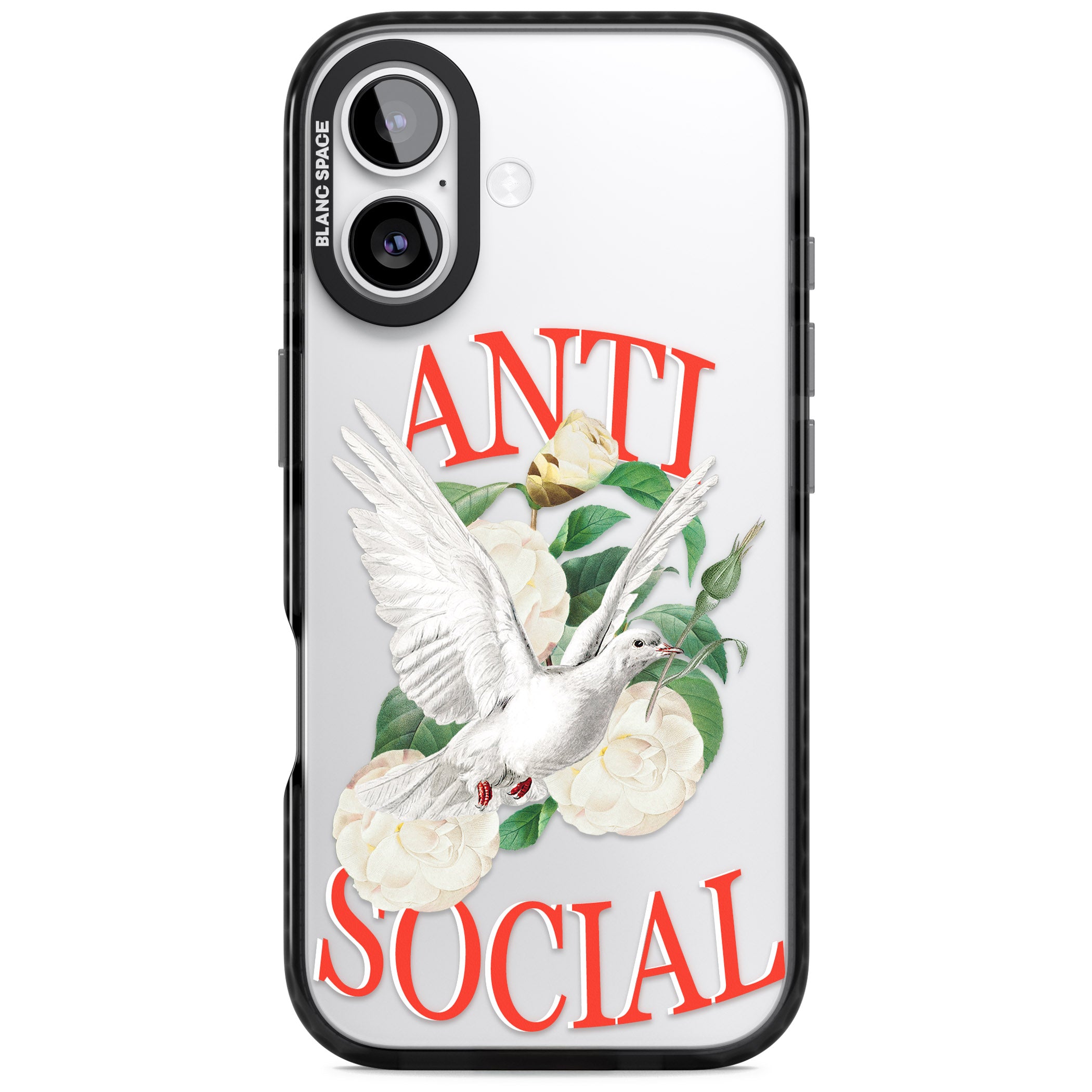 Anti Social iPhone 17 Impact Black Phone Case