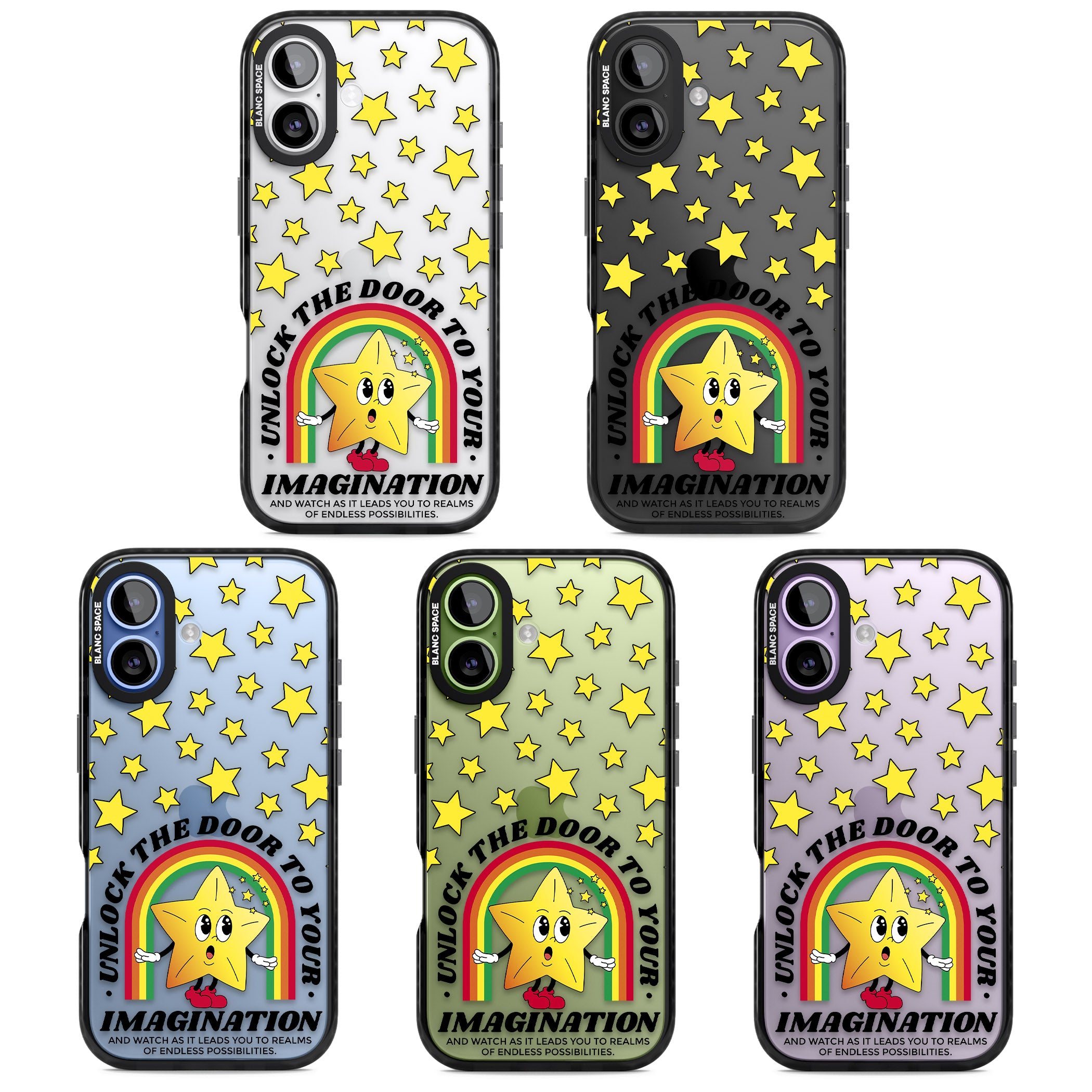 Imagination iPhone 17 Impact Black Phone Case APT Impact Protection