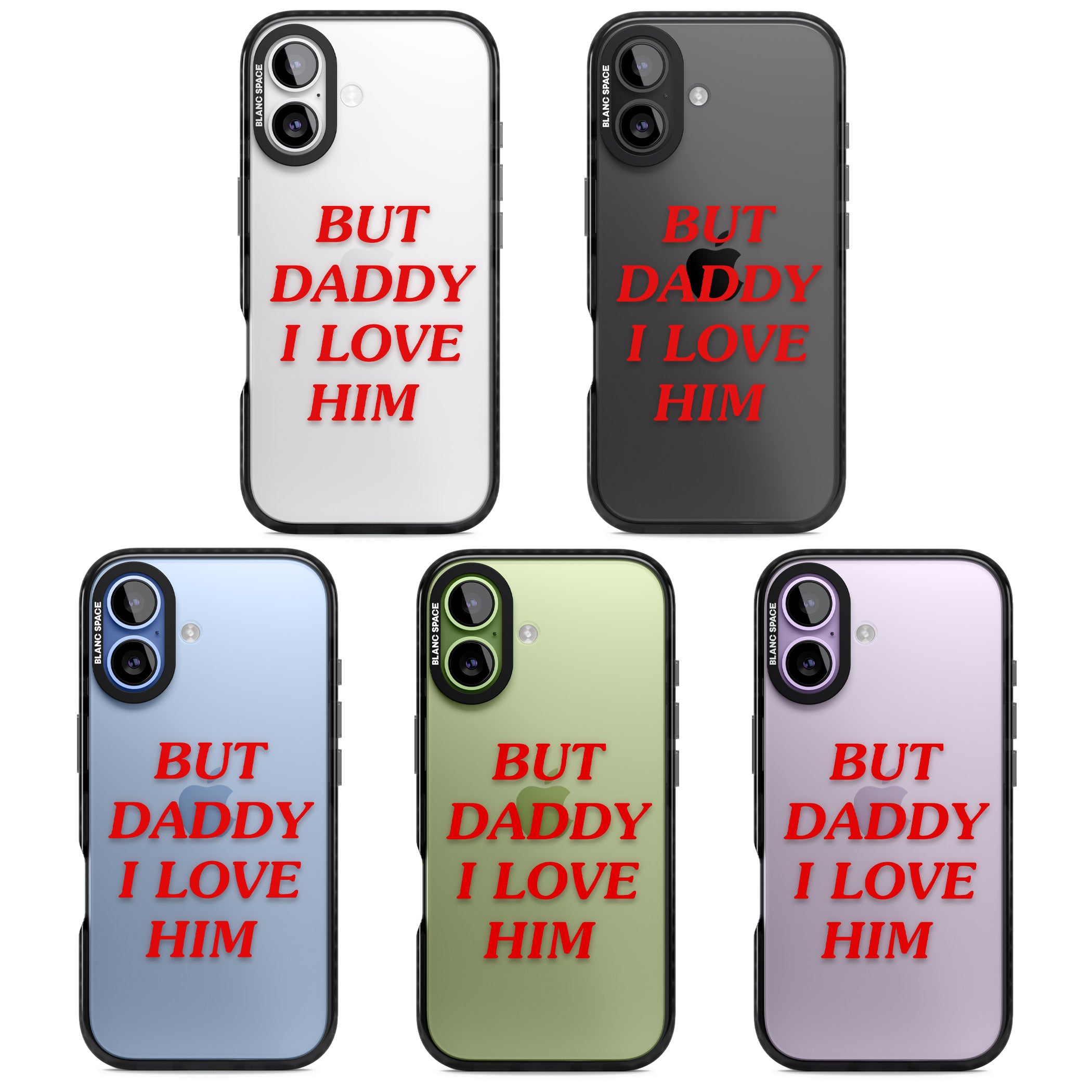 But Daddy I Love Him iPhone 17 Impact Black Phone Case APT Impact Protection