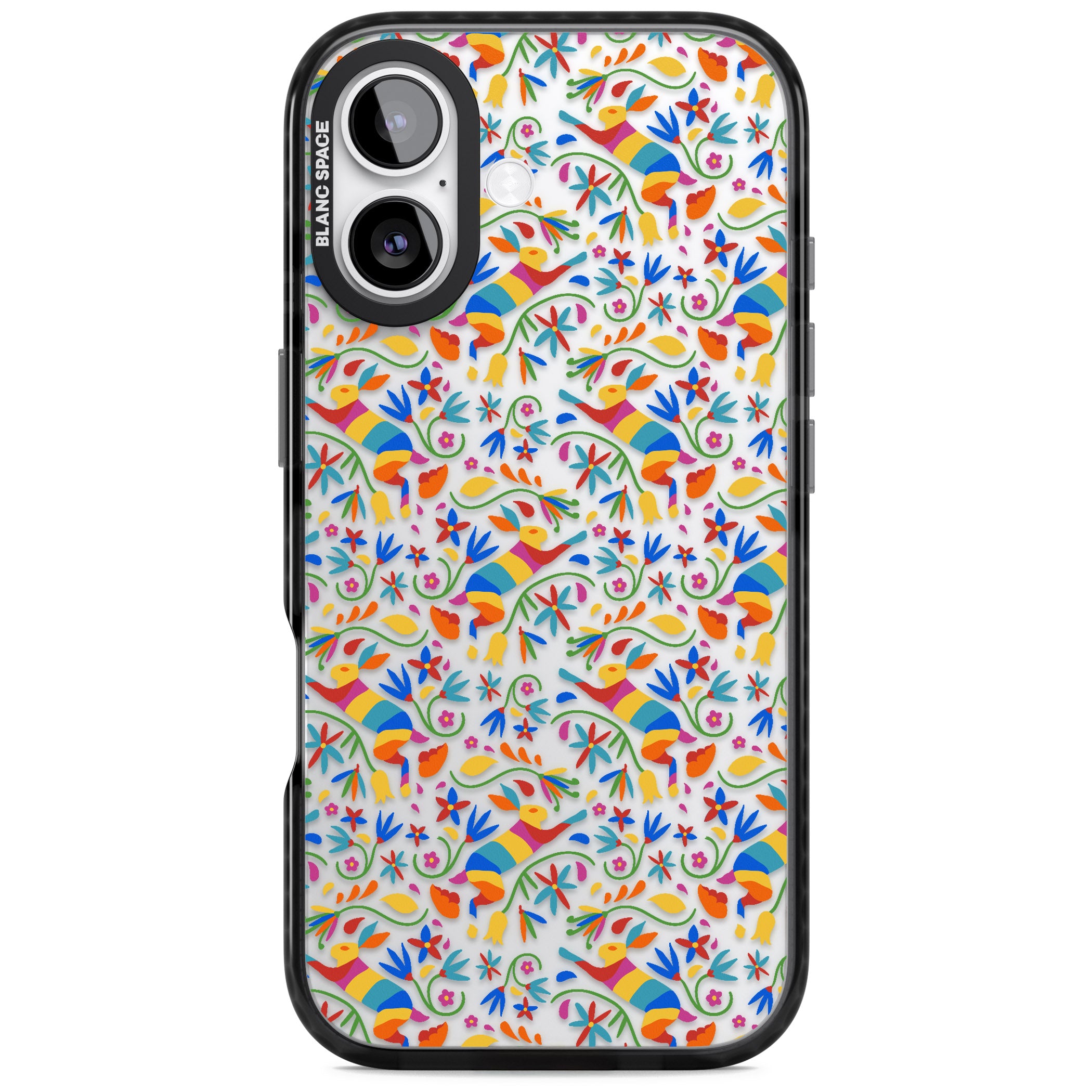 Vibrant Floral Mosaic iPhone 17 Impact Black Phone Case