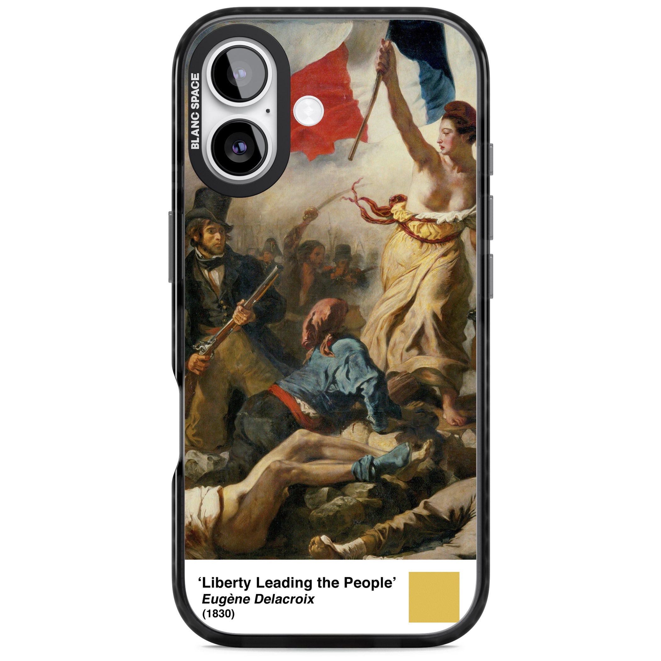 Liberty Leading The People iPhone 17 Impact Black Phone Case