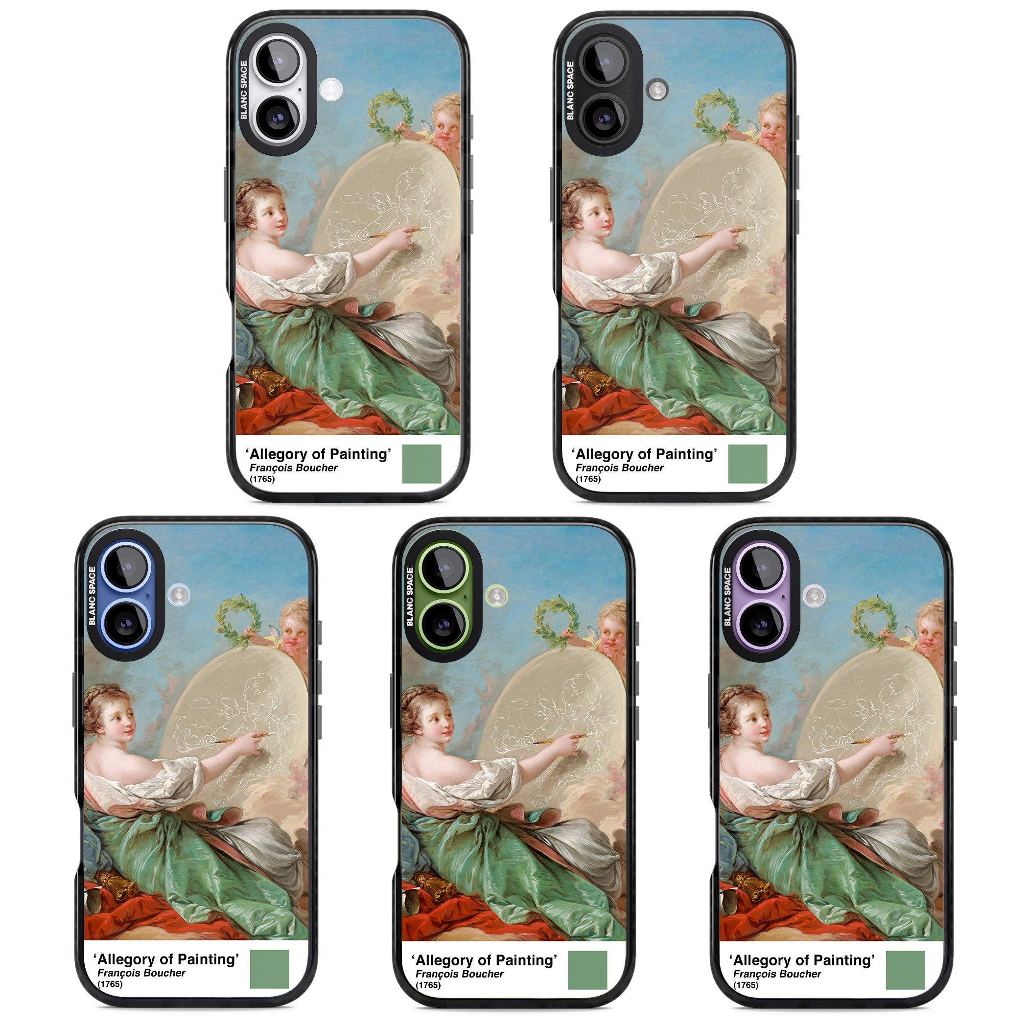 Allegory Of Painting iPhone 17 Impact Black Phone Case APT Impact Protection