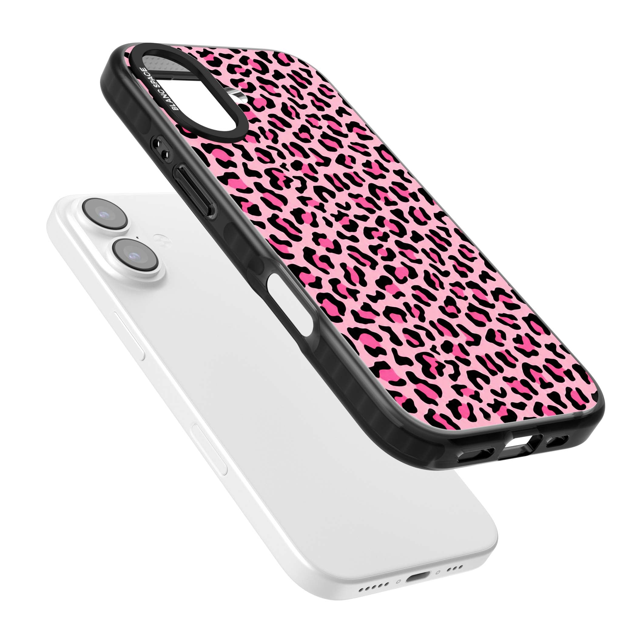Pink Leopard baddie iPhone case | Clear Impact case for iPhone 17