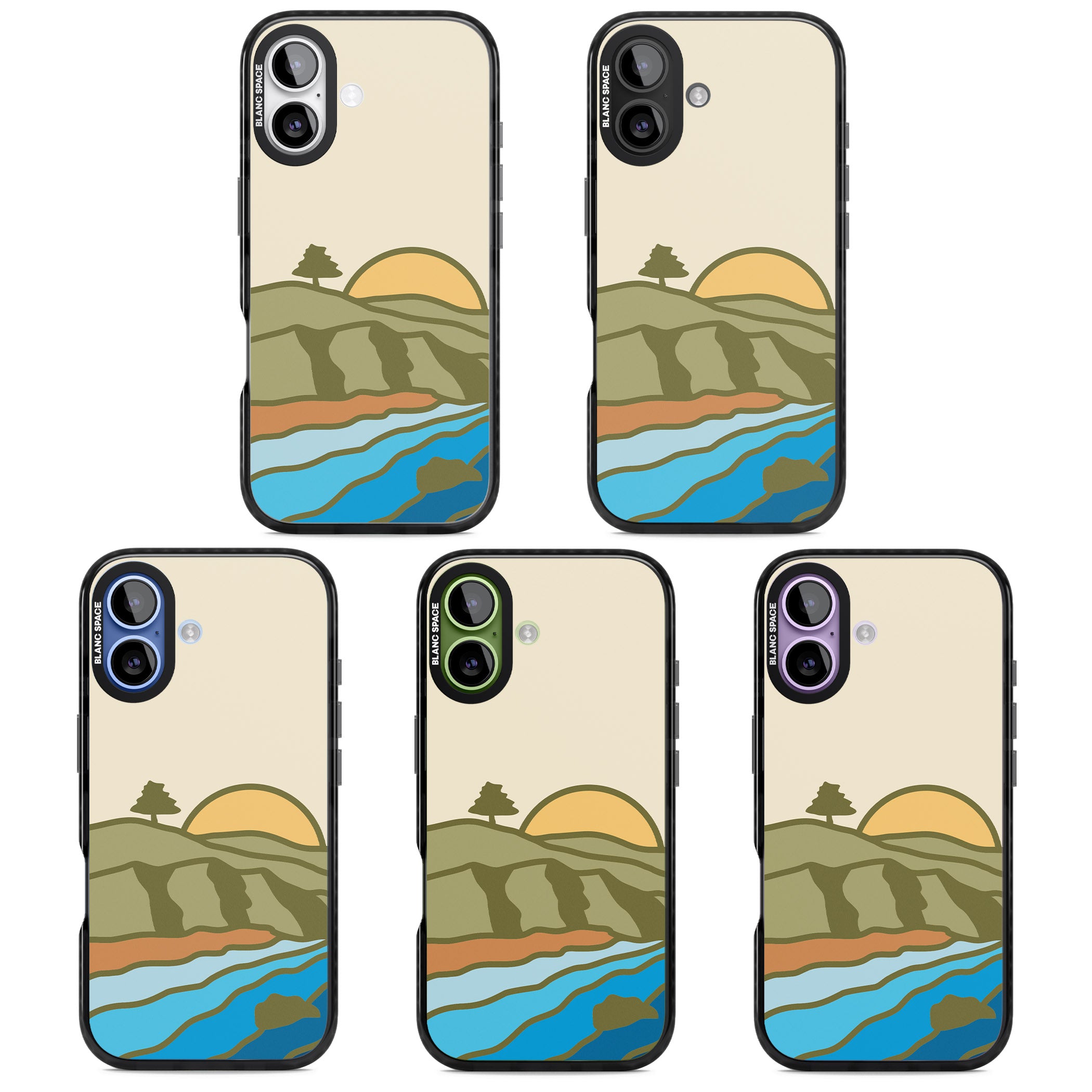 North Sunset iPhone 17 Impact Black Phone Case APT Impact Protection