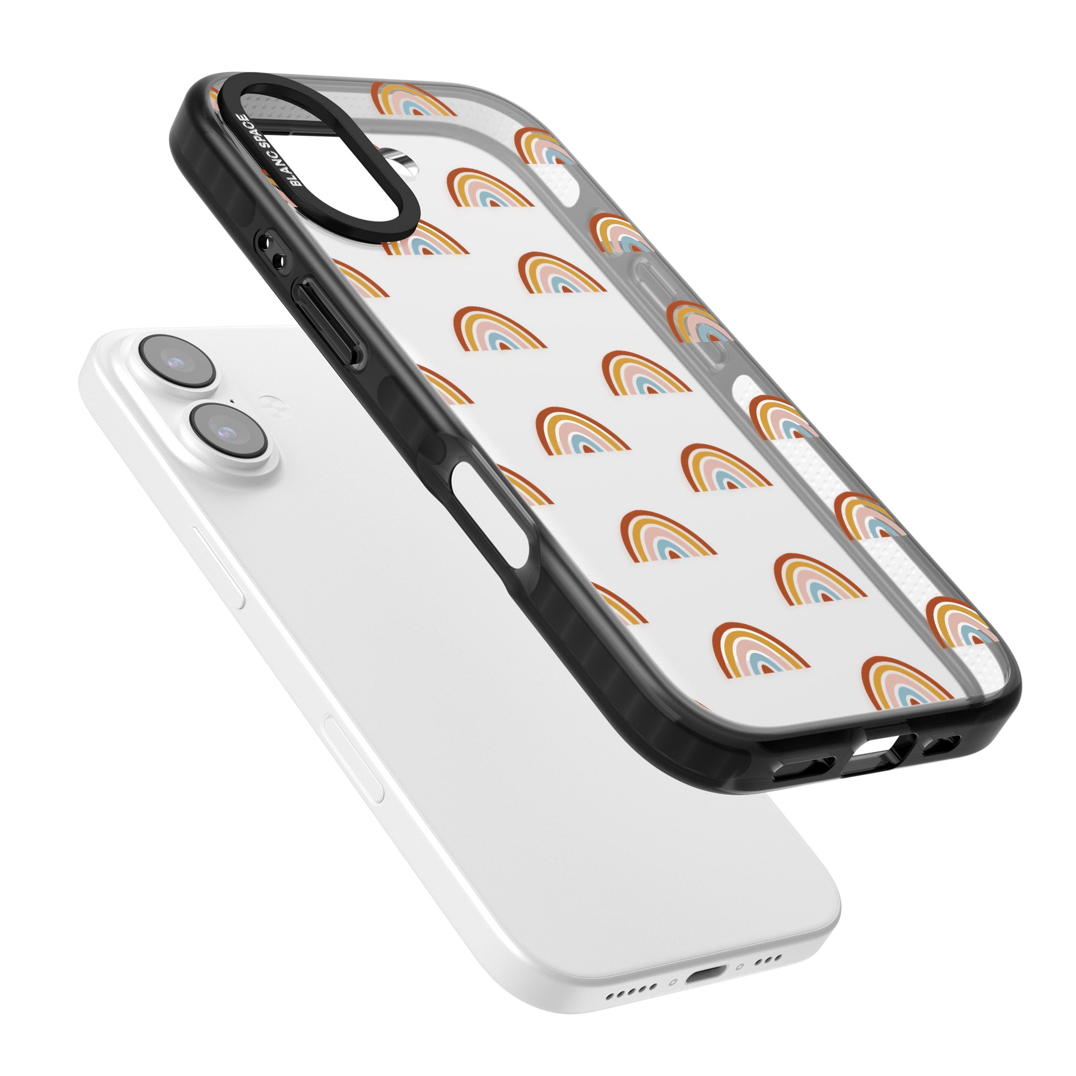 Scandi Rainbow iPhone 17 Impact Black Phone Case Colours