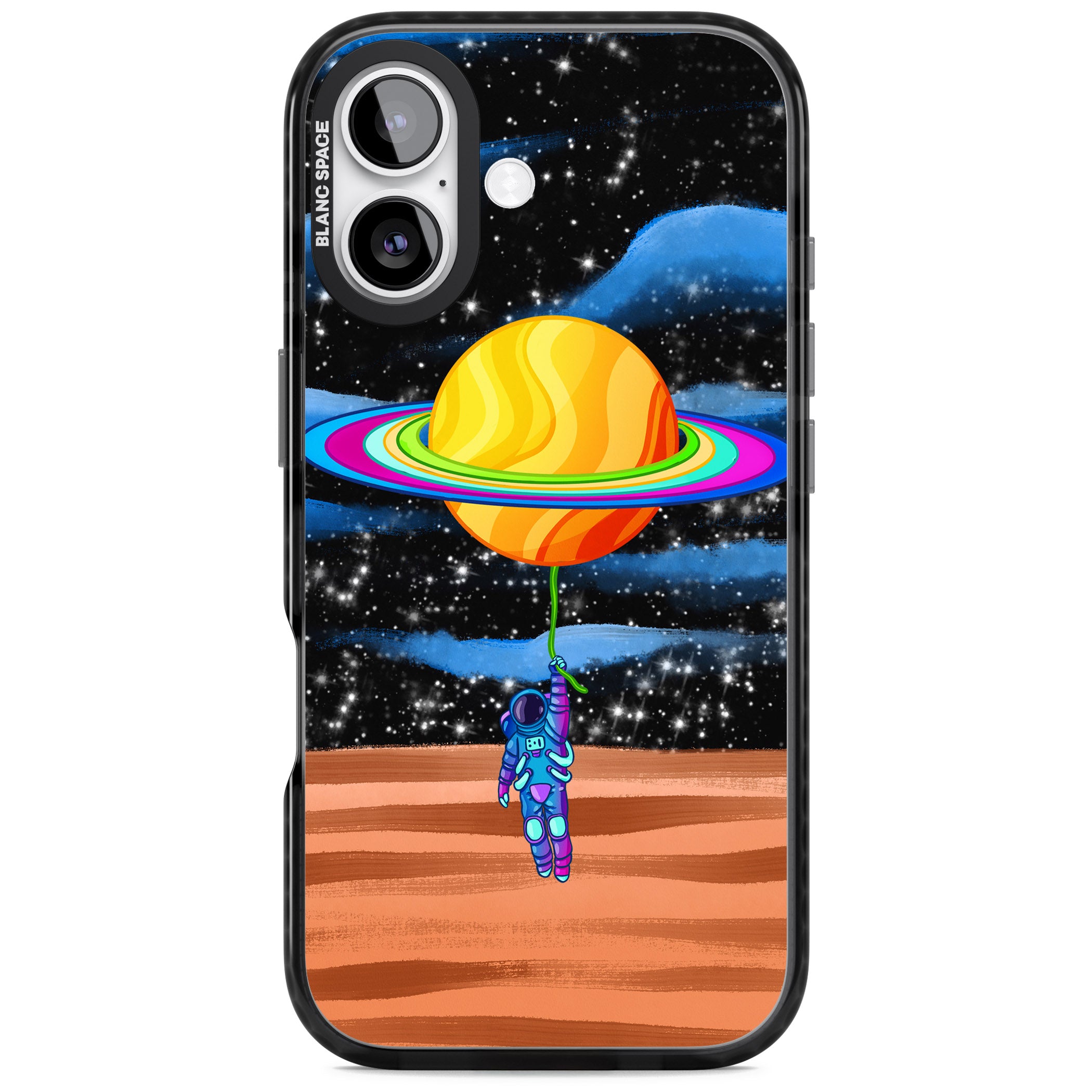 World On Helium iPhone 17 Impact Black Phone Case