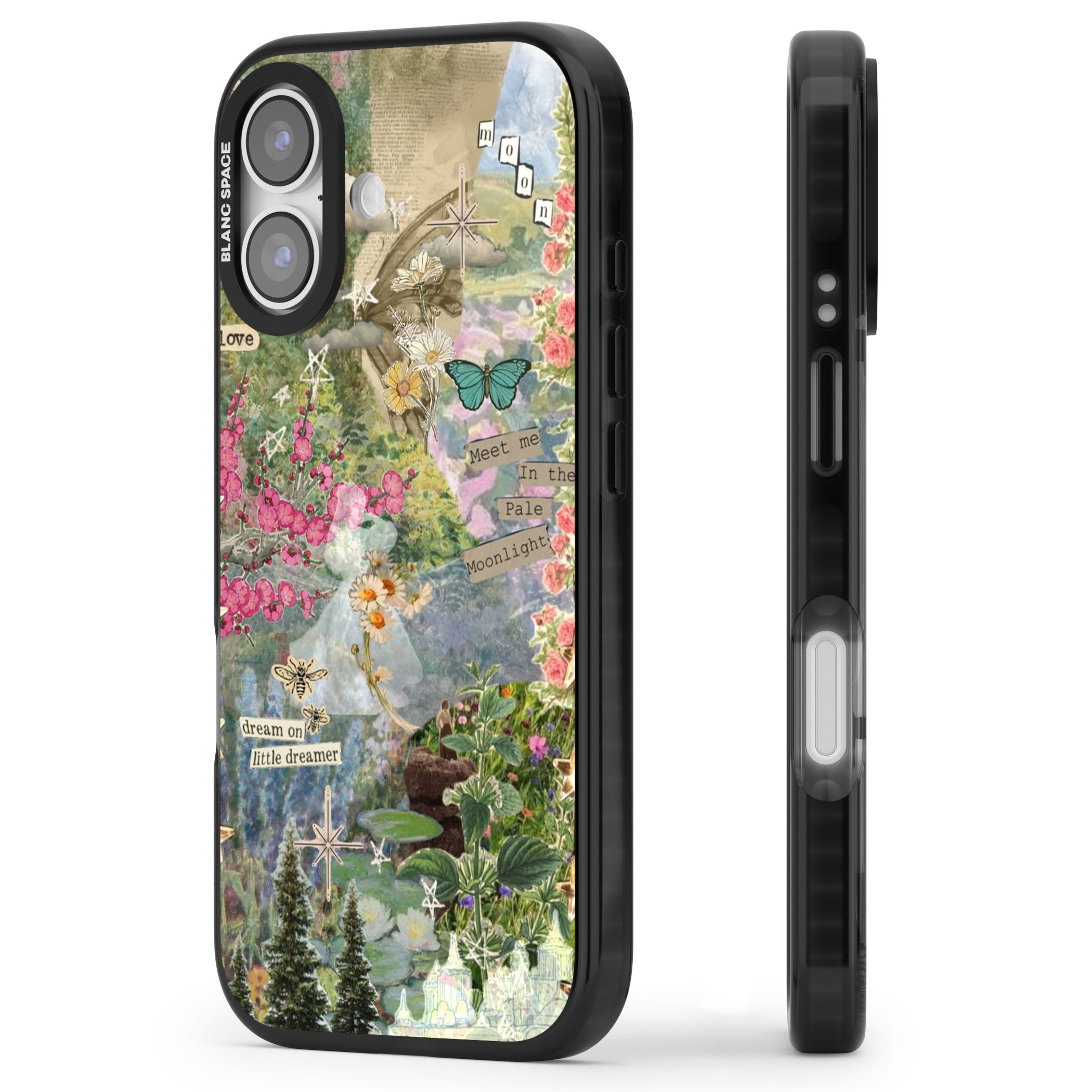Spring Day iPhone 17 Impact Black Phone Case Side Profile