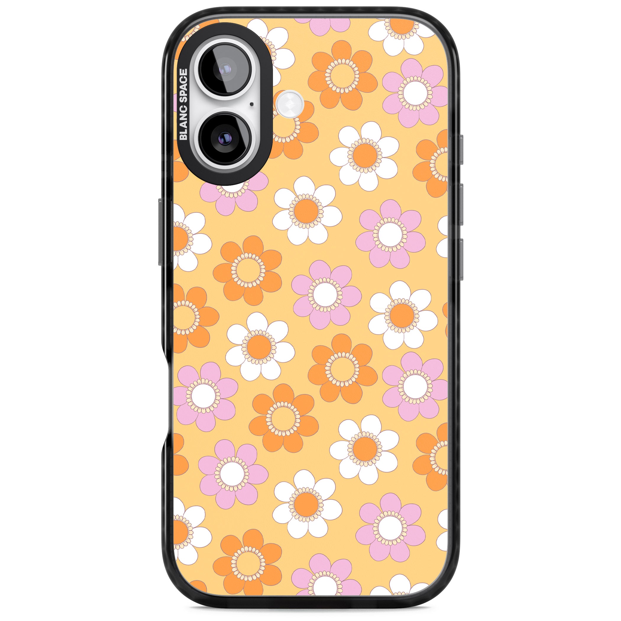 Sunny Flower Mix iPhone 17 Impact Black Phone Case
