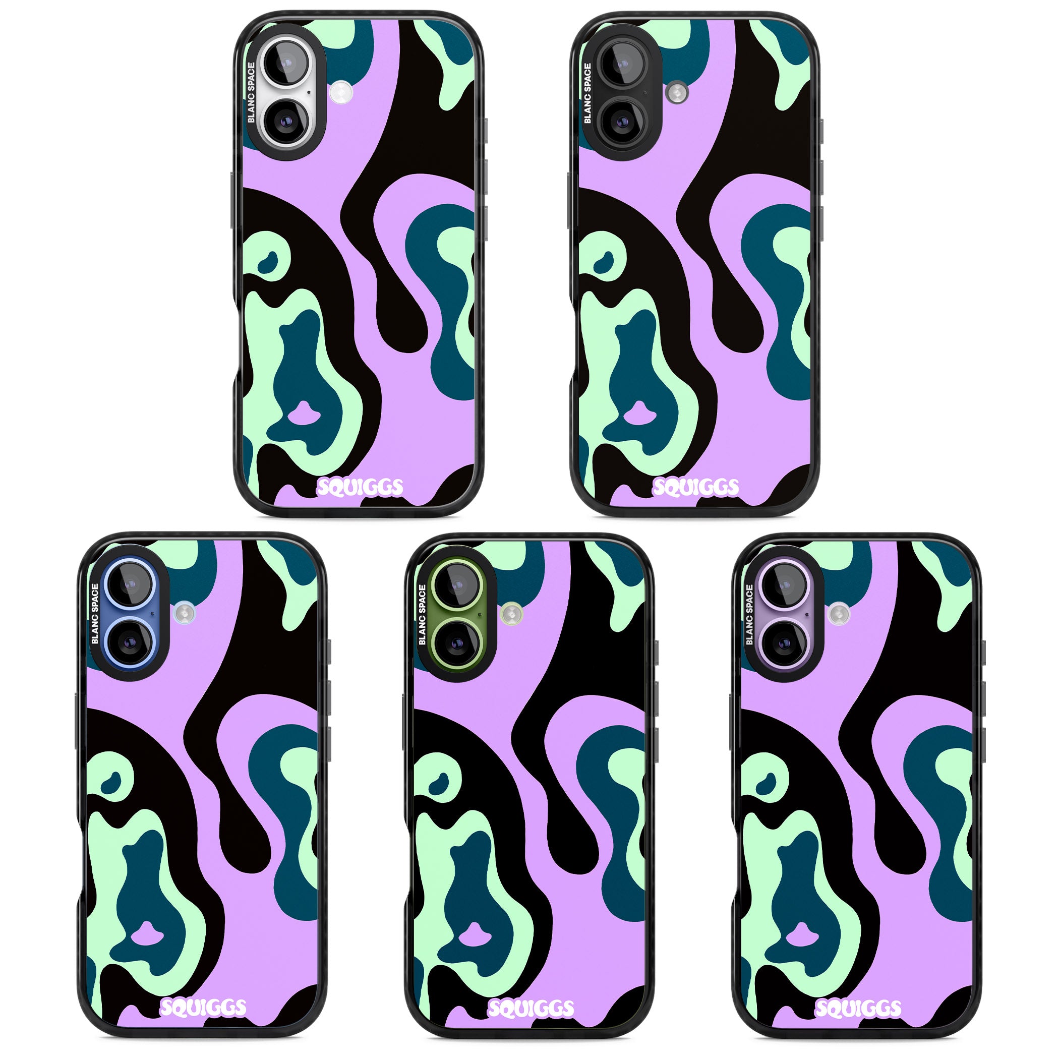 Purple River iPhone 17 Impact Black Phone Case APT Impact Protection