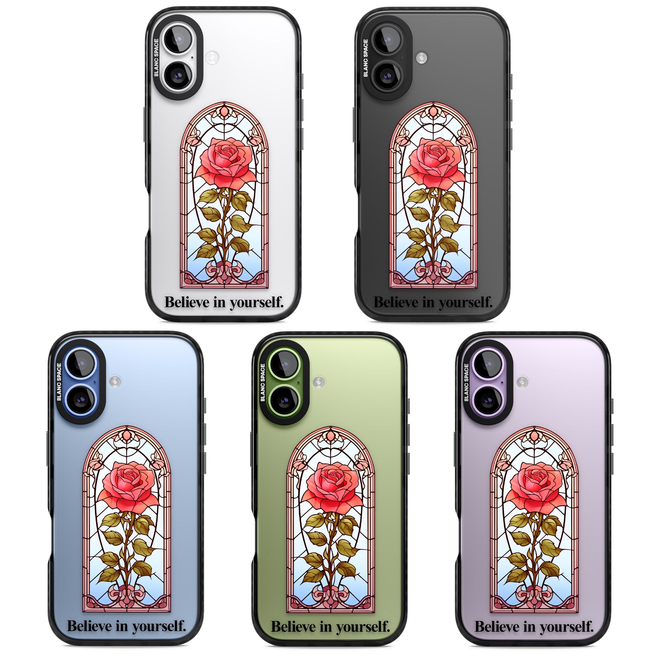 Believe In Yourself iPhone 17 Impact Black Phone Case APT Impact Protection