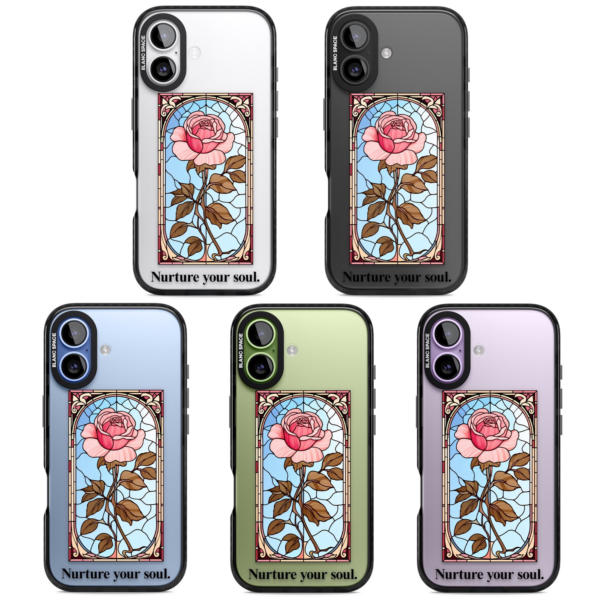 Nurture Your Soul iPhone 17 Impact Black Phone Case APT Impact Protection